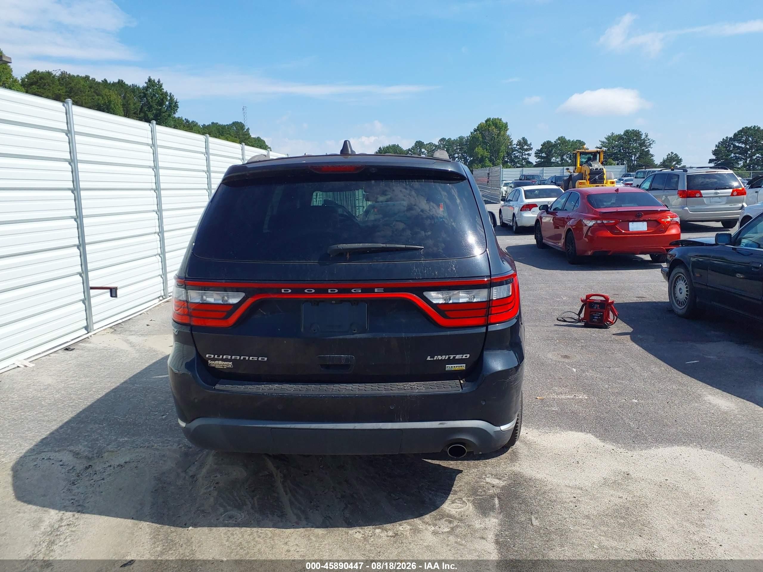 2014 Dodge Durango Limited Черный vin: 1C4RDHDG5EC452582