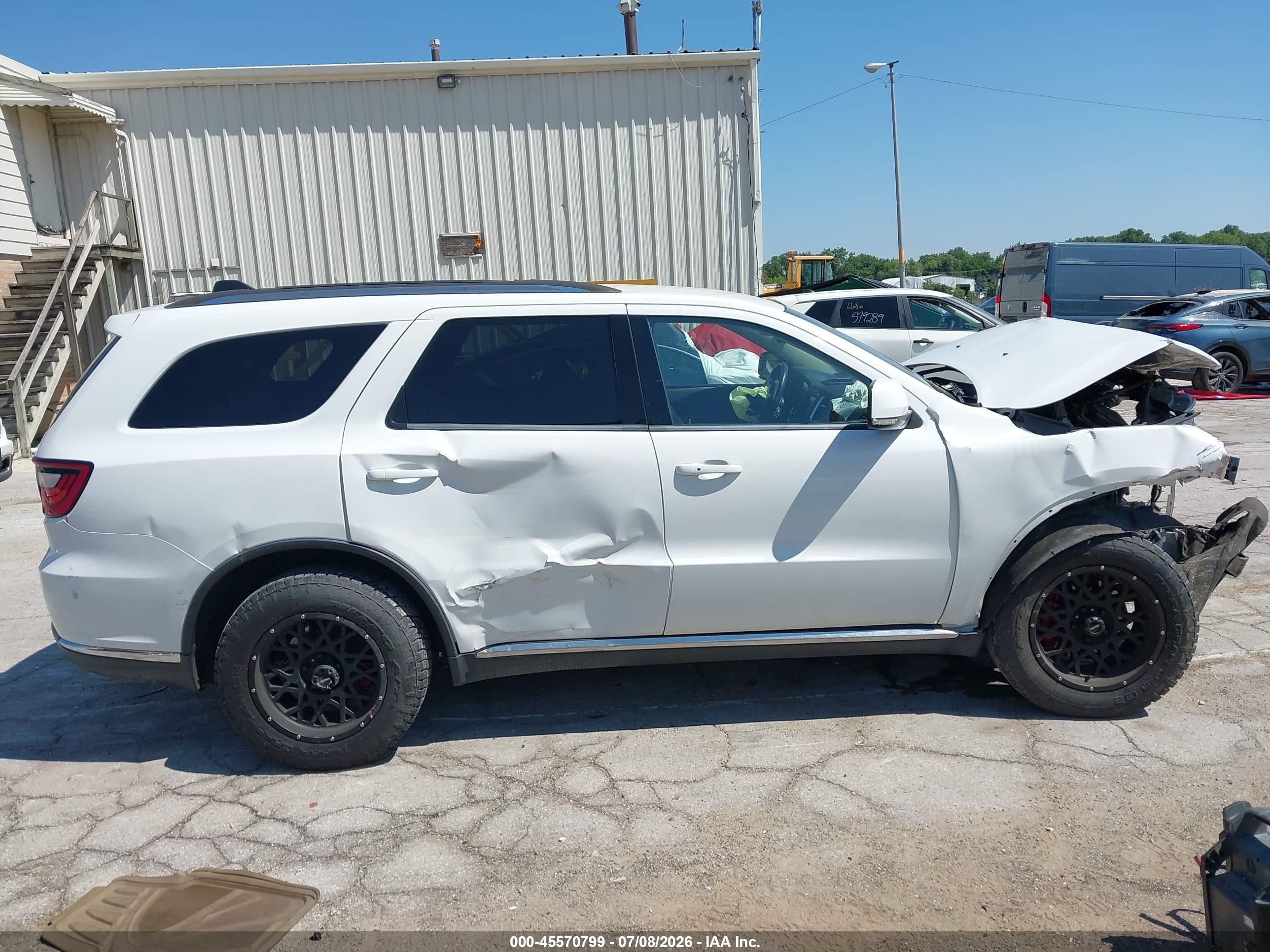 2014 Dodge Durango Limited White vin: 1C4RDHDG5EC557557