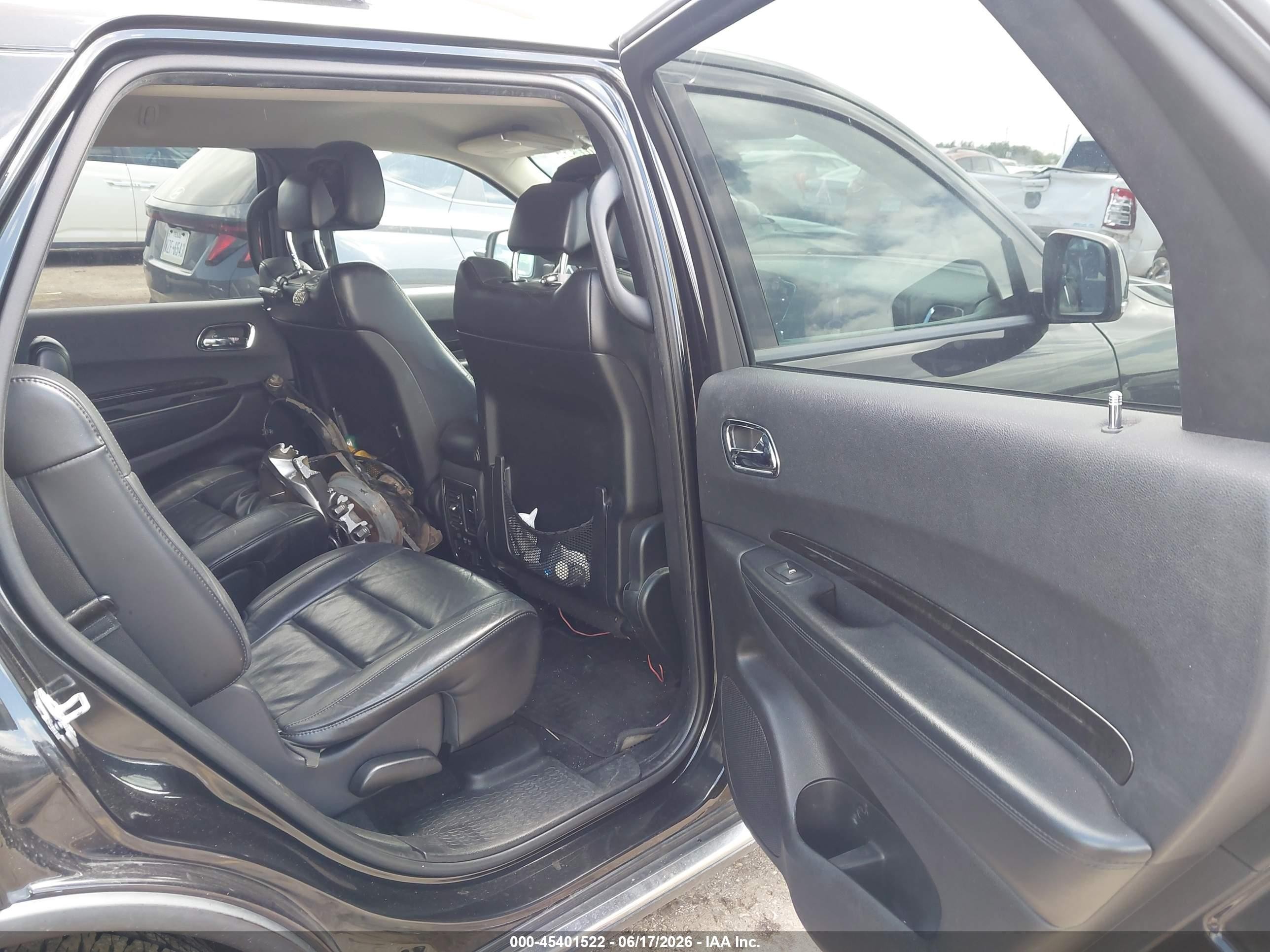2015 Dodge Durango Limited Черный vin: 1C4RDHDG5FC745447
