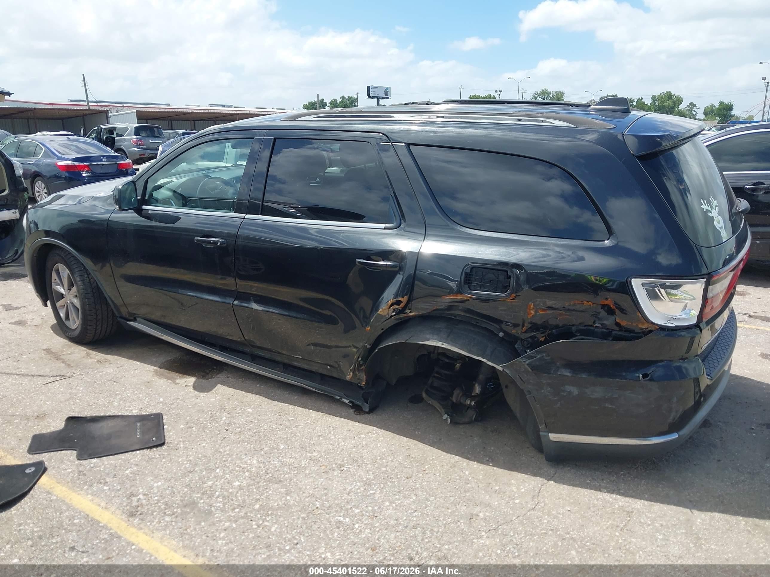 2015 Dodge Durango Limited Черный vin: 1C4RDHDG5FC745447