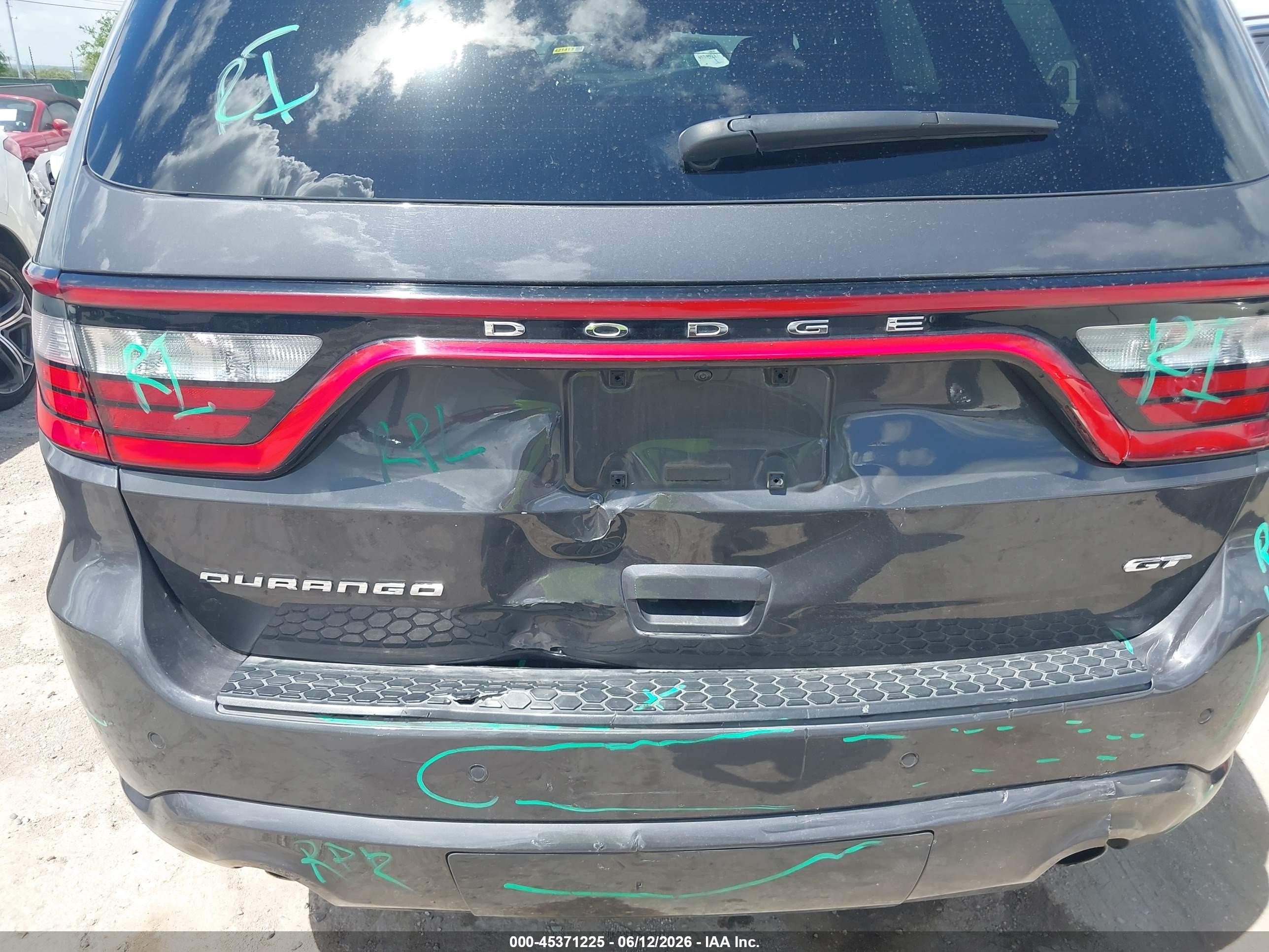 2025 Dodge Durango Gt Rwd Gray vin: 1C4RDHDG5SC533268