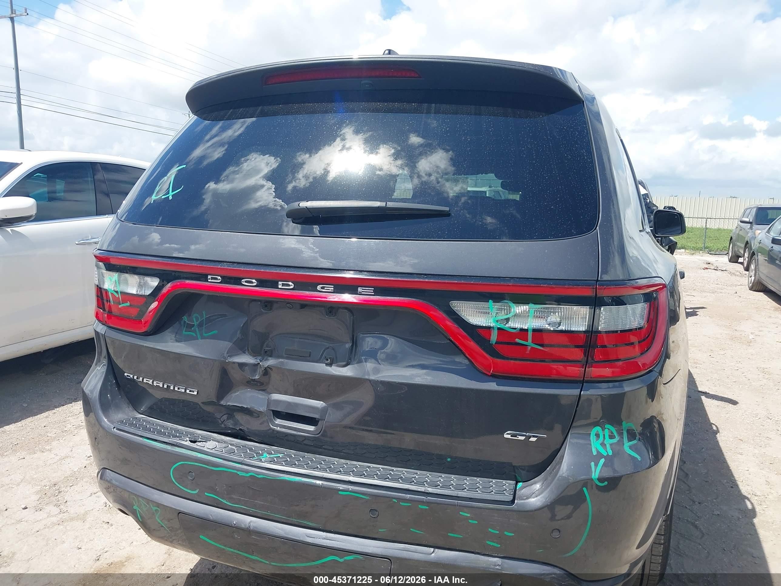 2025 Dodge Durango Gt Rwd Gray vin: 1C4RDHDG5SC533268