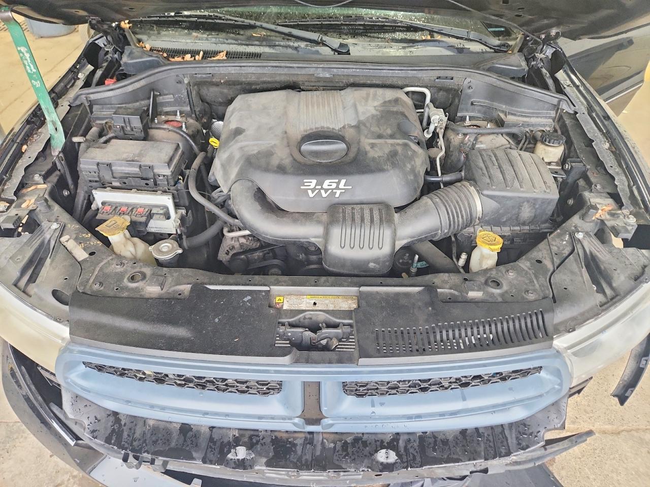 2012 Dodge Durango Crew Черный vin: 1C4RDHDG6CC125766