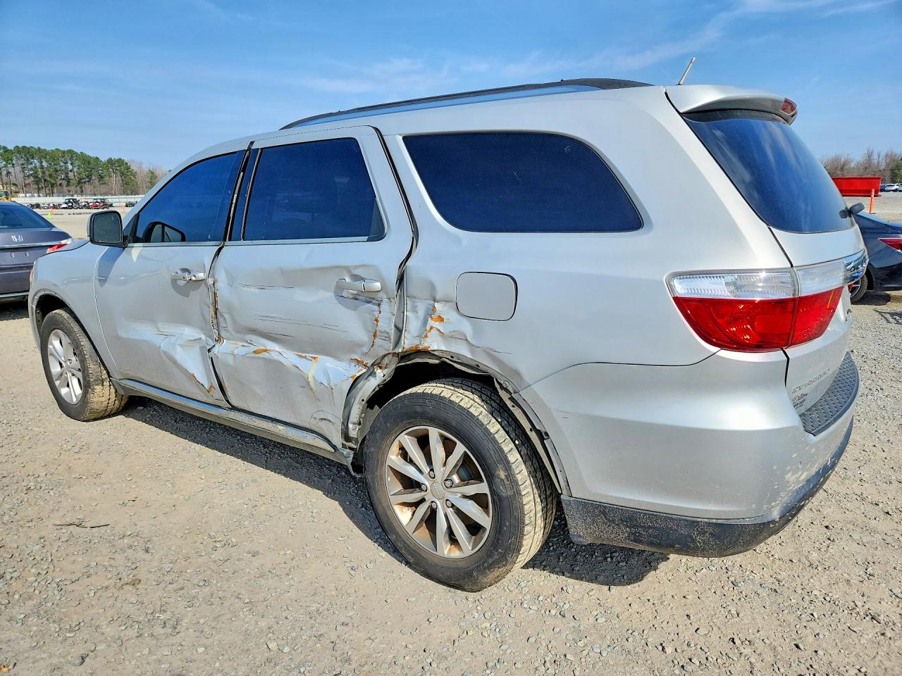 2012 Dodge Durango Crew Серебряный vin: 1C4RDHDG6CC129946