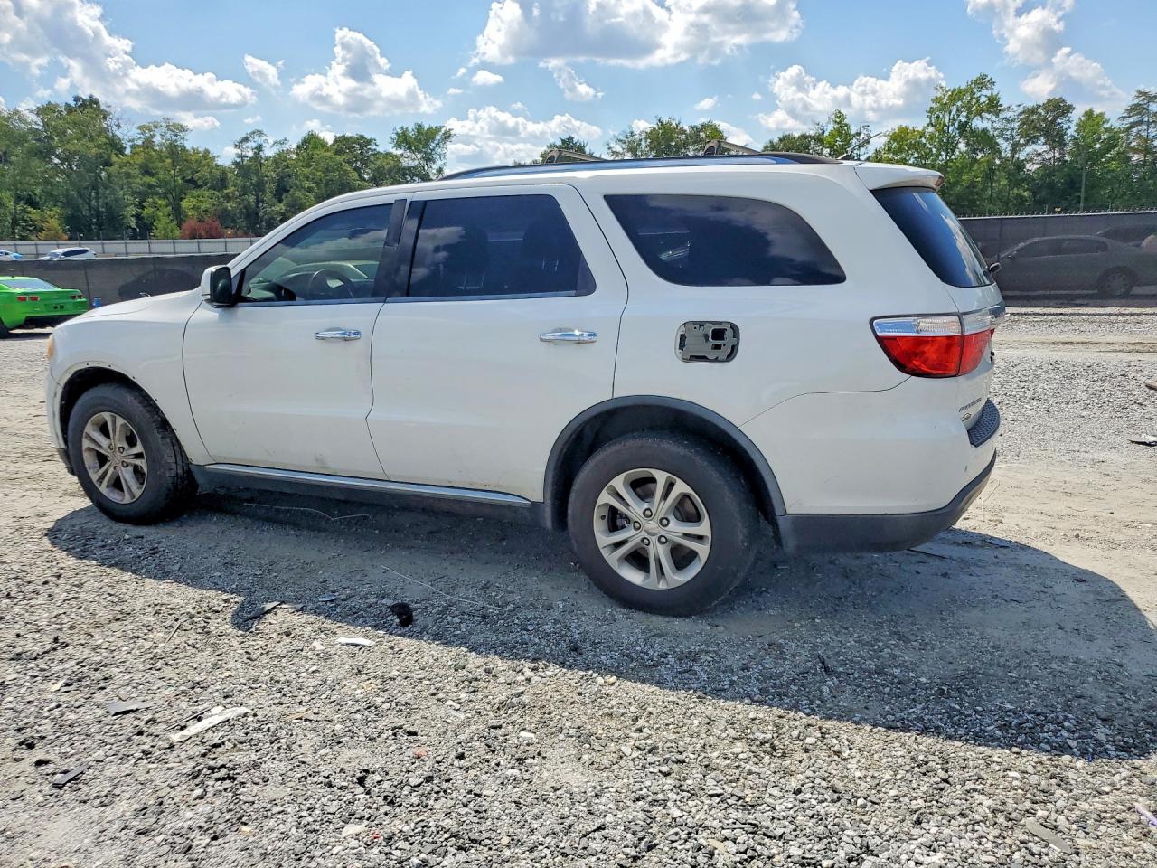 2013 Dodge Durango Crew White vin: 1C4RDHDG6DC653552