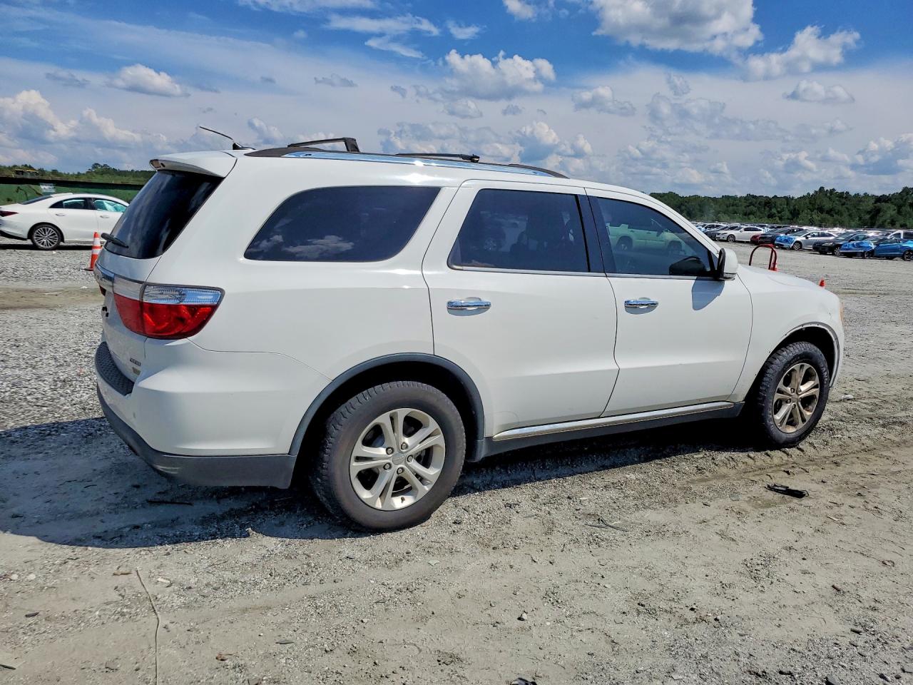 2013 Dodge Durango Crew White vin: 1C4RDHDG6DC653552