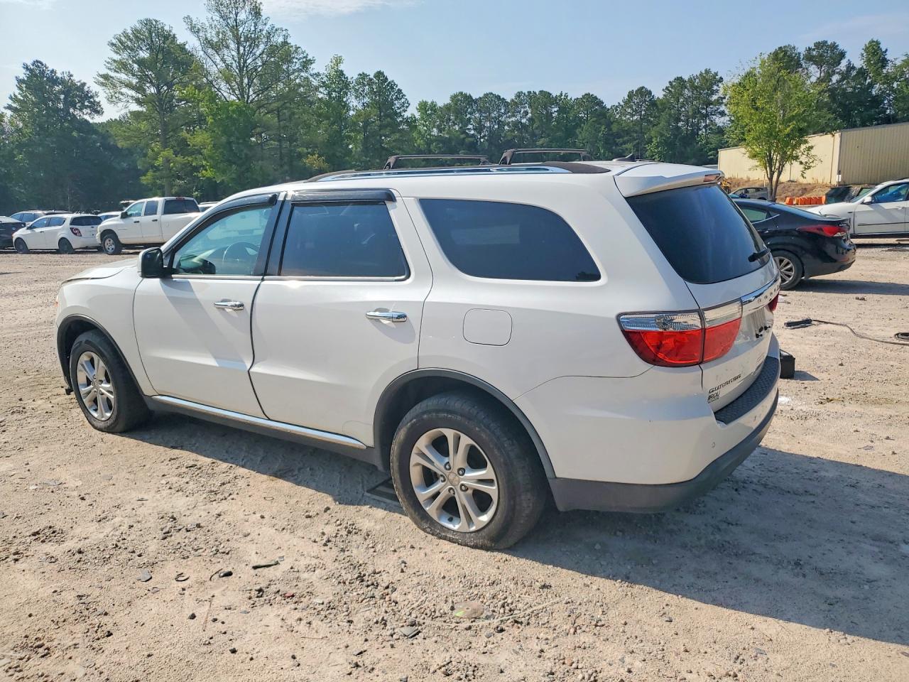 2013 Dodge Durango Crew White vin: 1C4RDHDG6DC665247