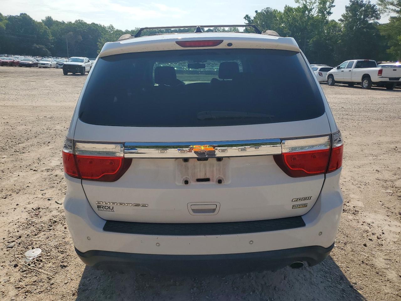2013 Dodge Durango Crew White vin: 1C4RDHDG6DC665247