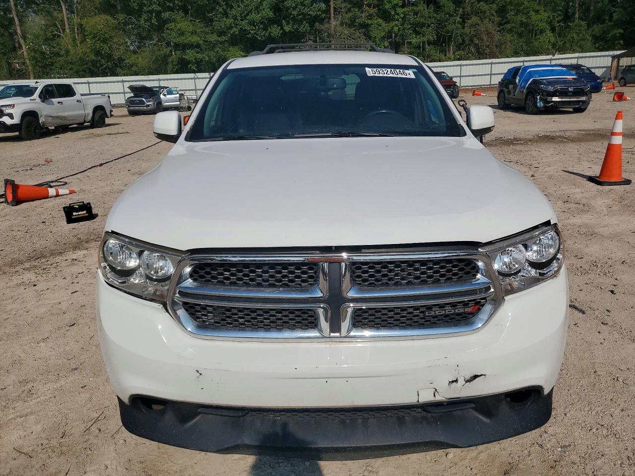 2013 Dodge Durango Crew White vin: 1C4RDHDG6DC665247