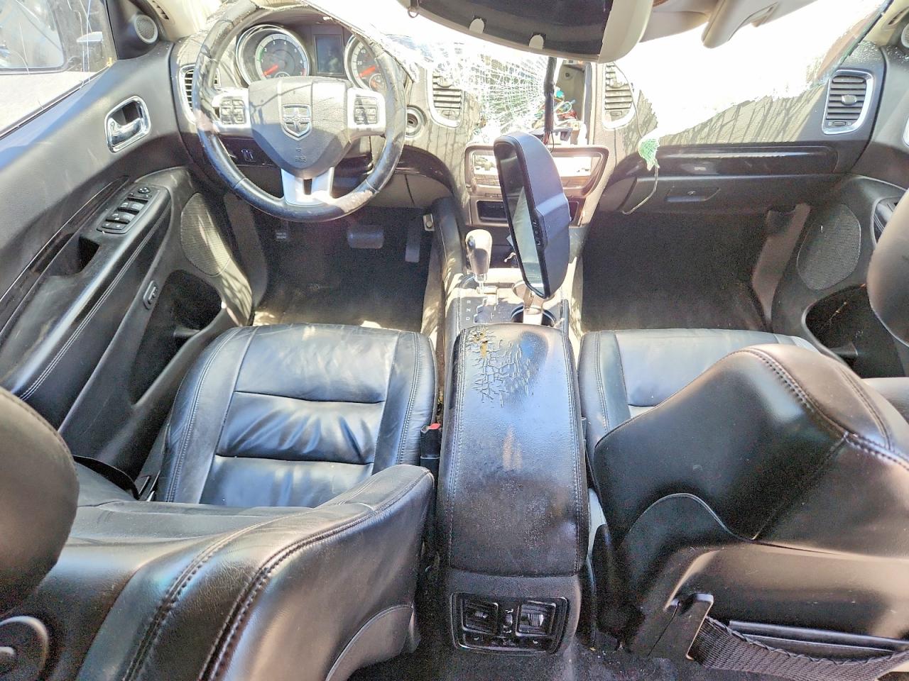 2013 Dodge Durango Crew Black vin: 1C4RDHDG6DC700059
