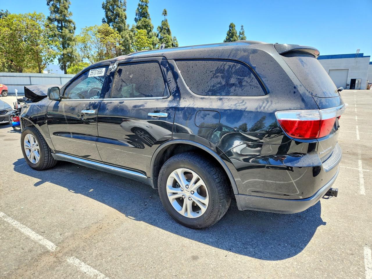 2013 Dodge Durango Crew Black vin: 1C4RDHDG6DC700059