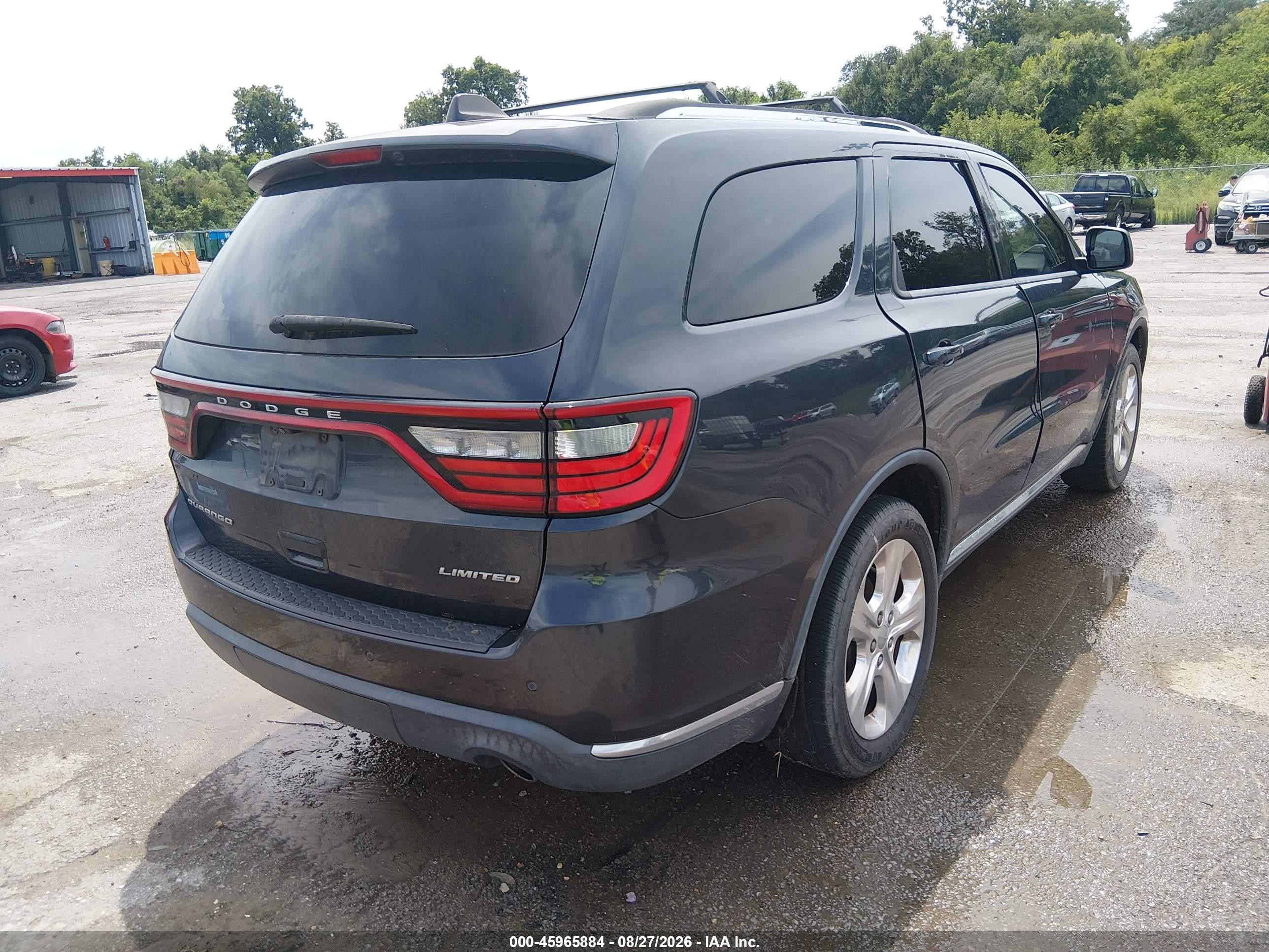 2014 Dodge Durango Limited Gray vin: 1C4RDHDG6EC524261