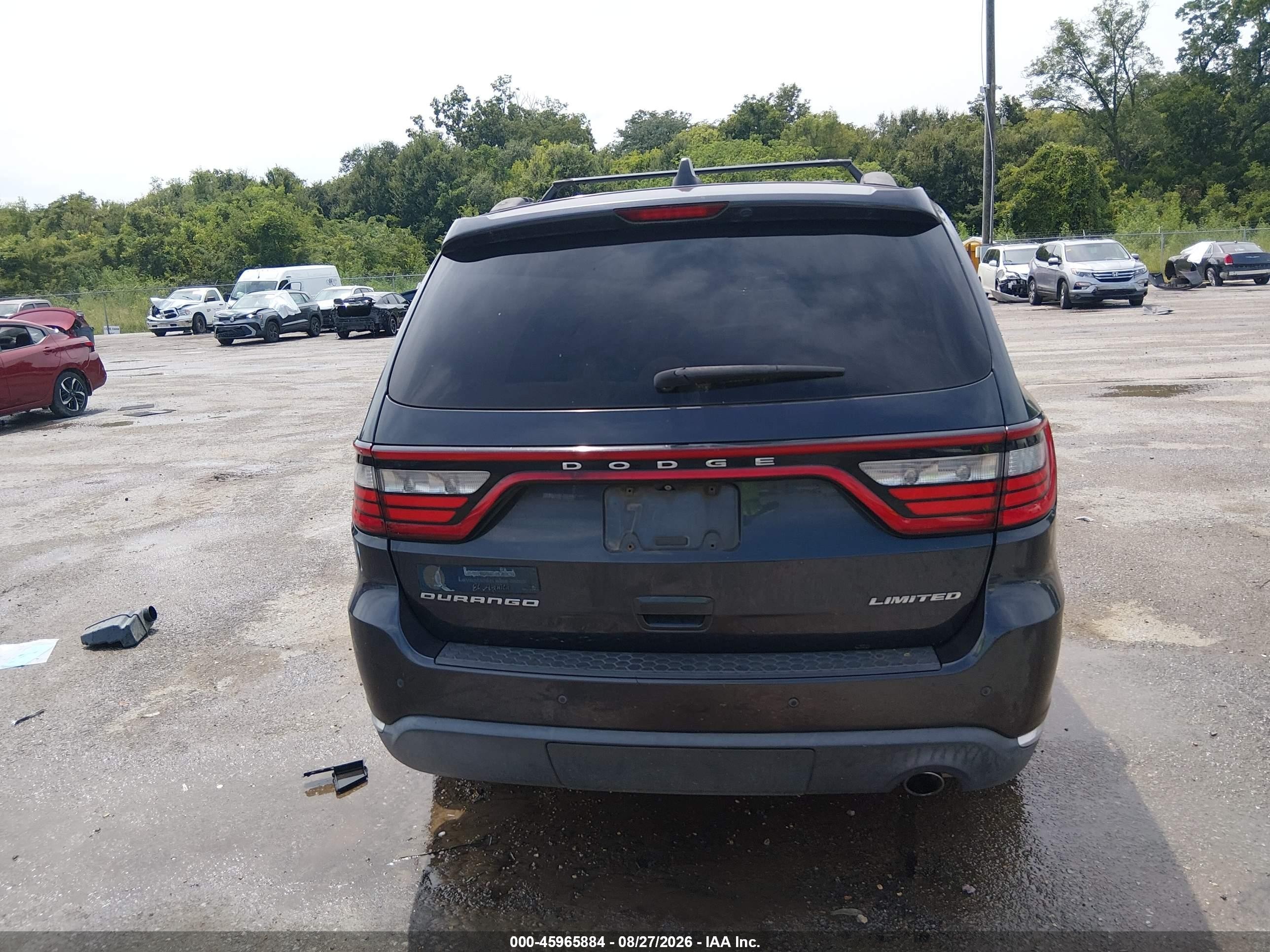 2014 Dodge Durango Limited Gray vin: 1C4RDHDG6EC524261