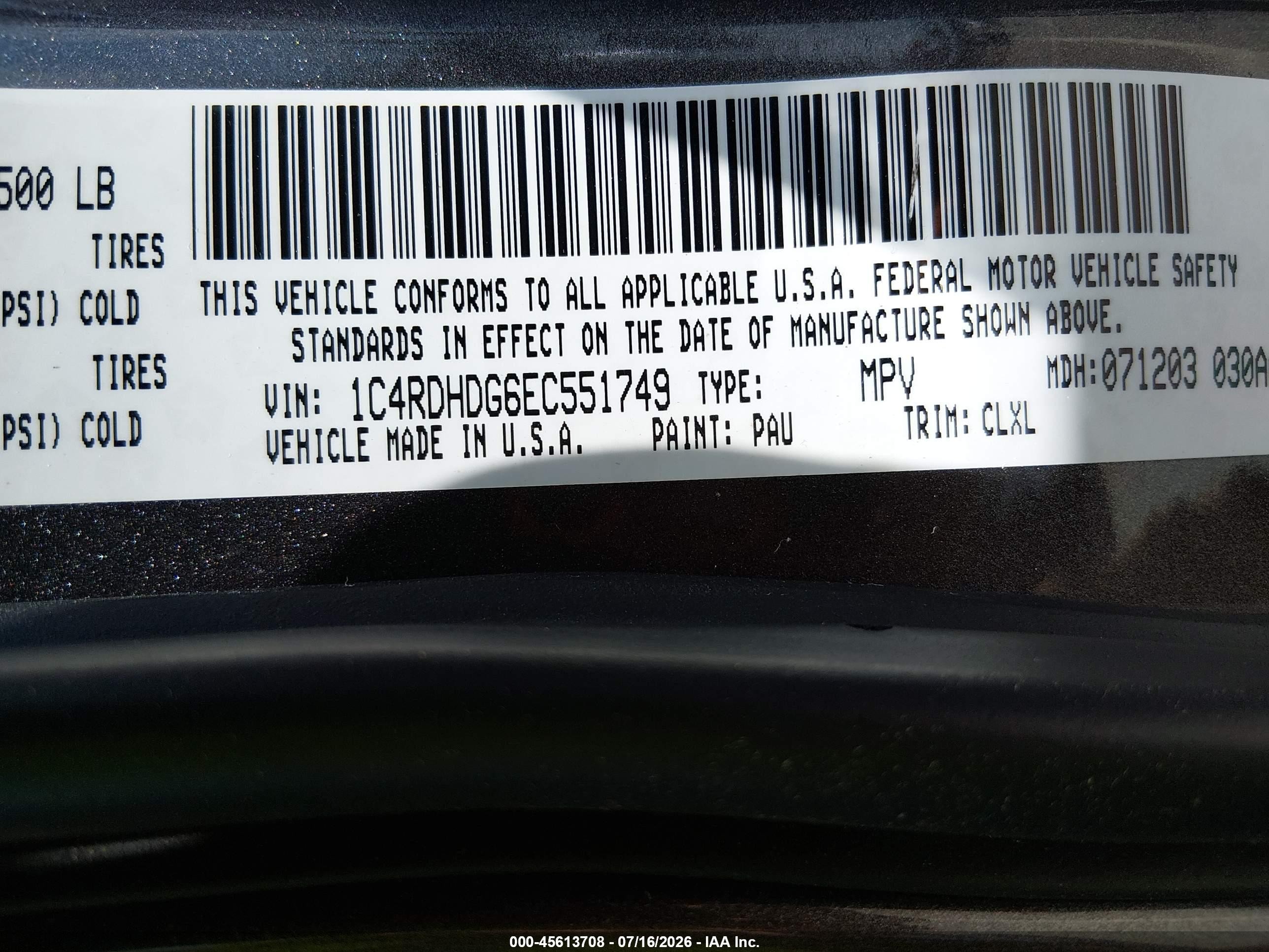2014 Dodge Durango Limited Gray vin: 1C4RDHDG6EC551749