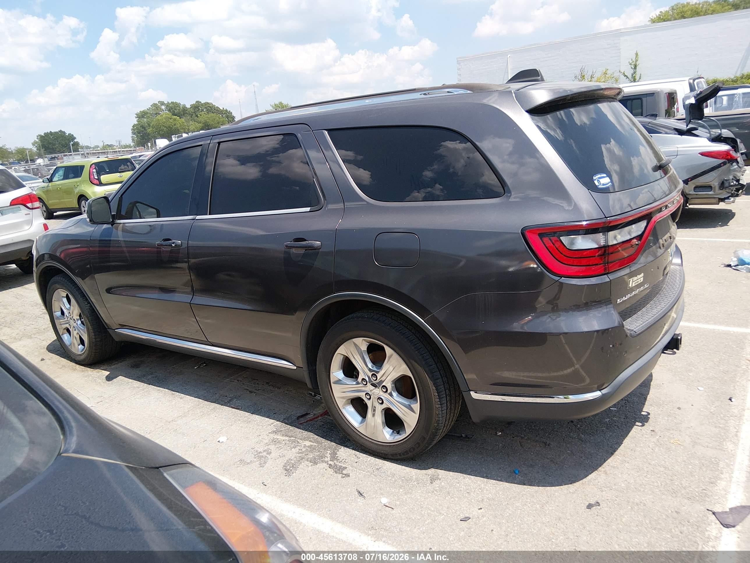 2014 Dodge Durango Limited Gray vin: 1C4RDHDG6EC551749