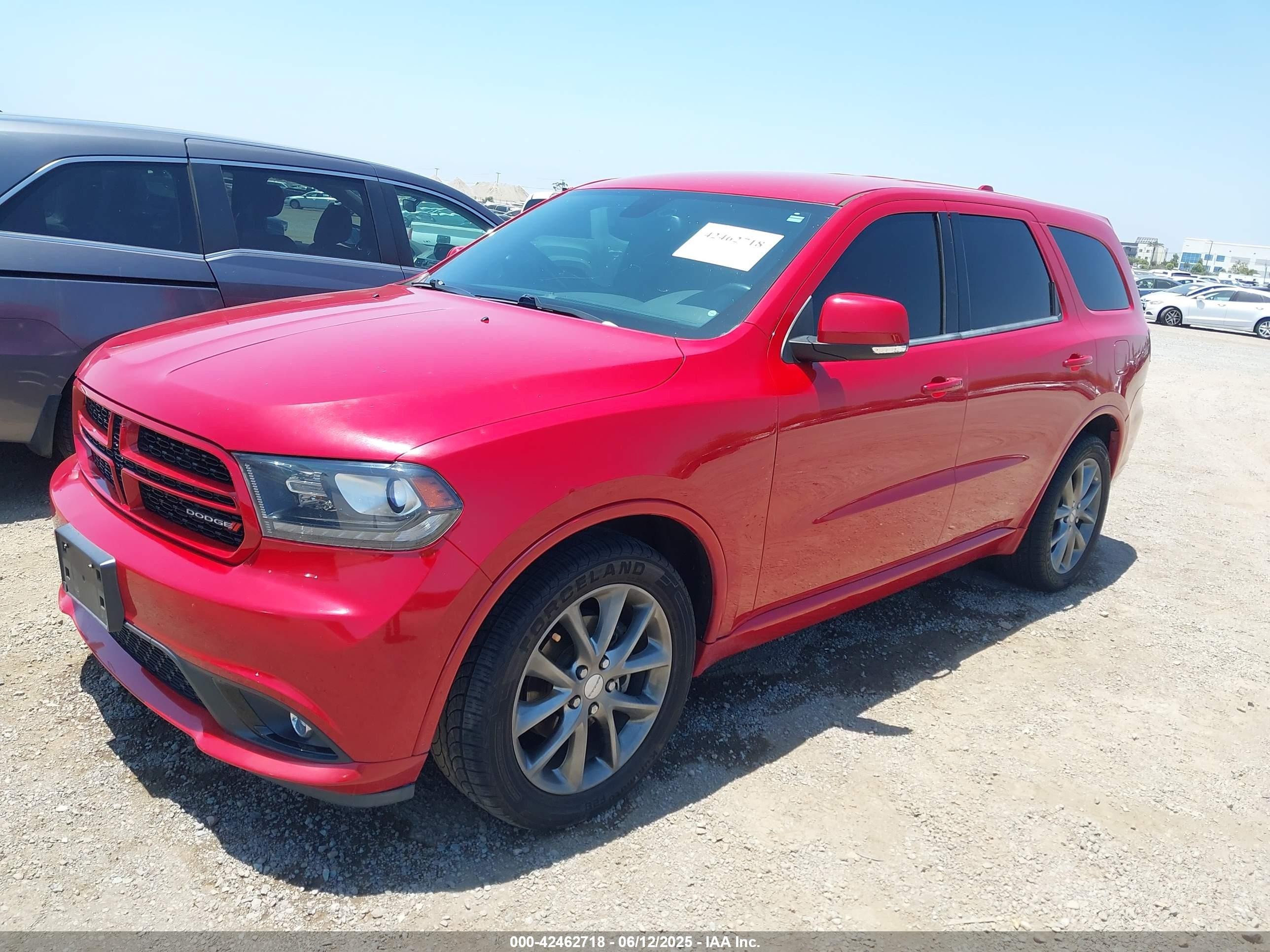 2015 Dodge Durango Limited Red vin: 1C4RDHDG6FC105814