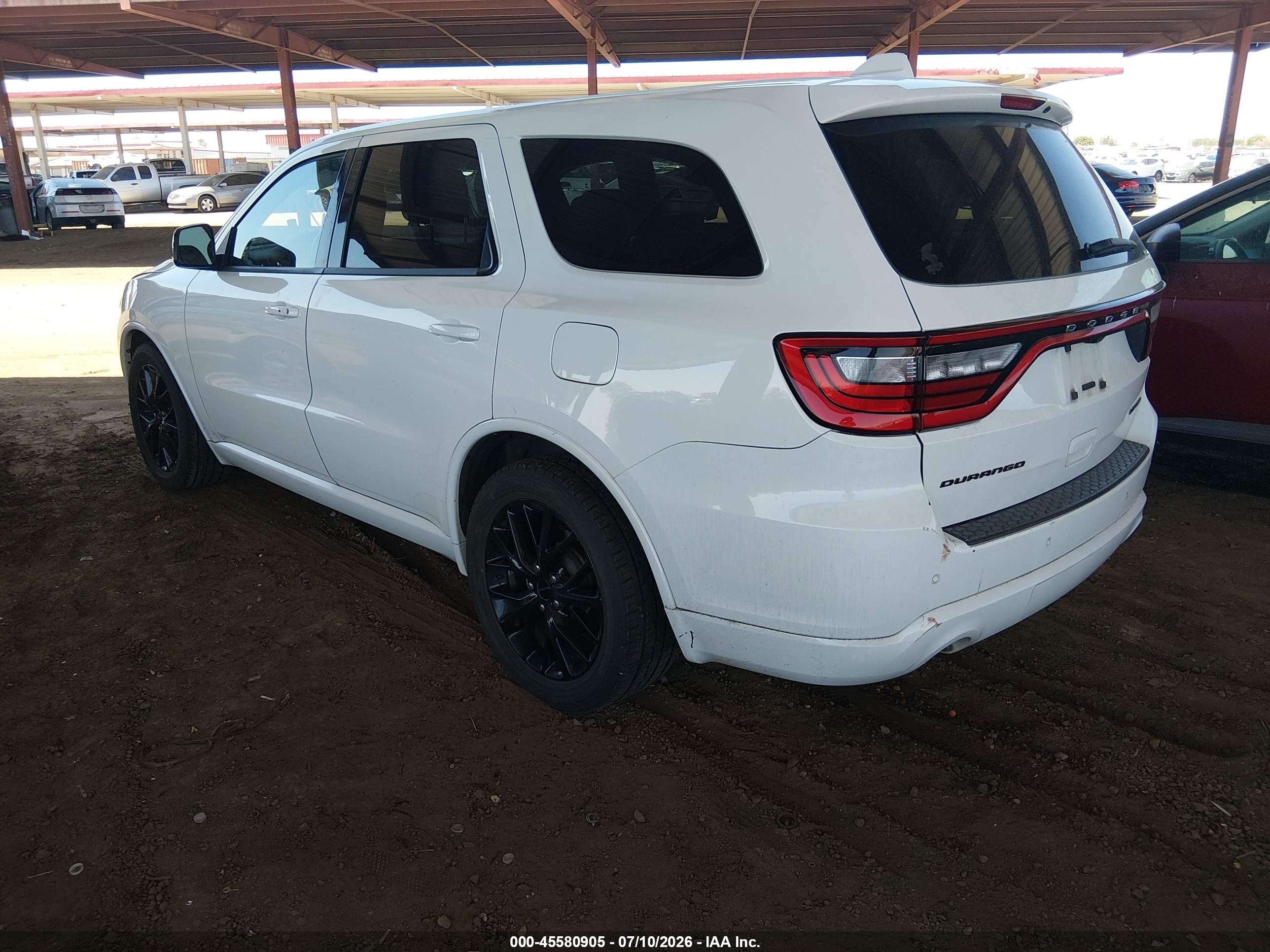 2015 Dodge Durango Limited White vin: 1C4RDHDG6FC709198