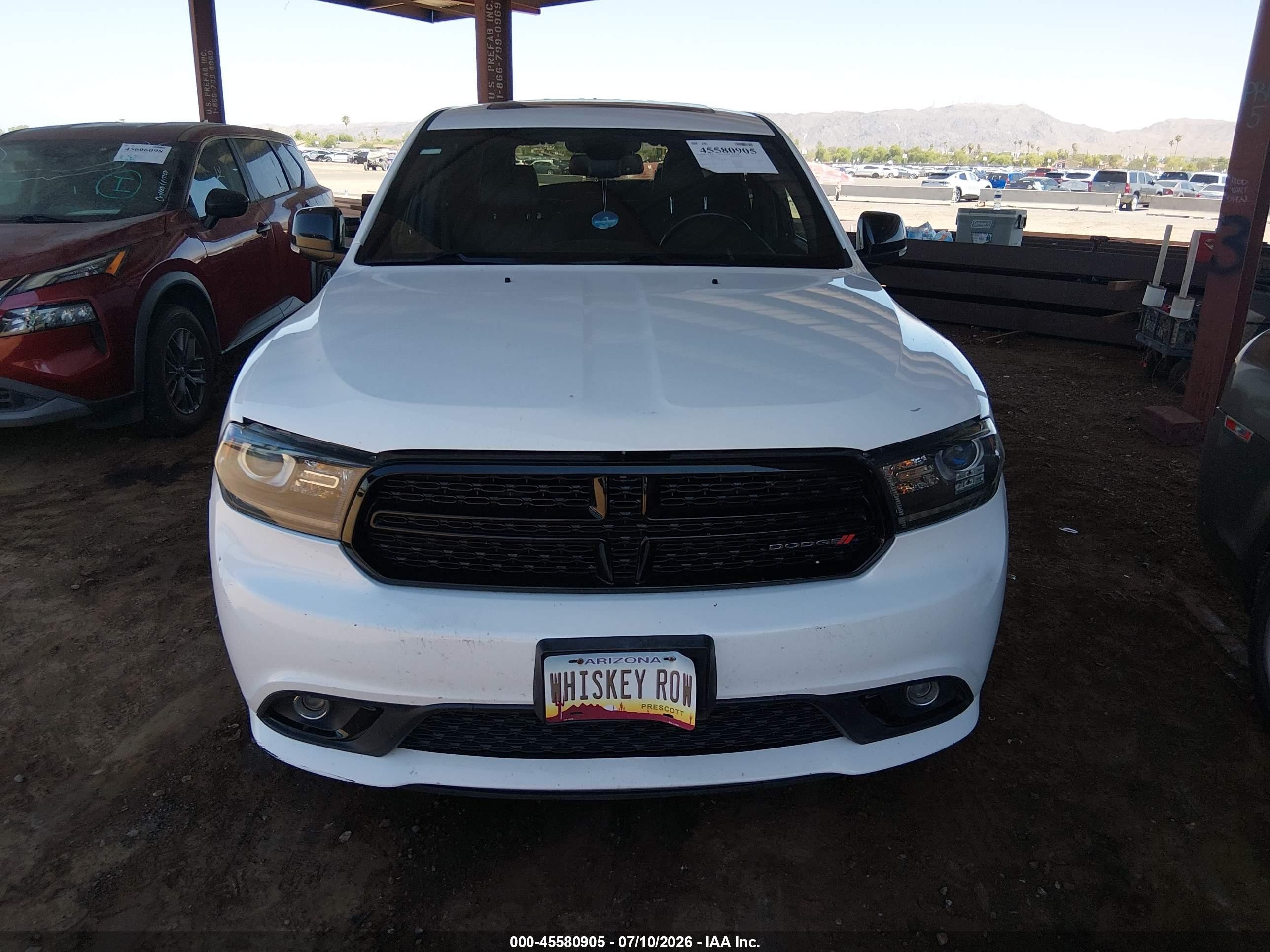 2015 Dodge Durango Limited White vin: 1C4RDHDG6FC709198