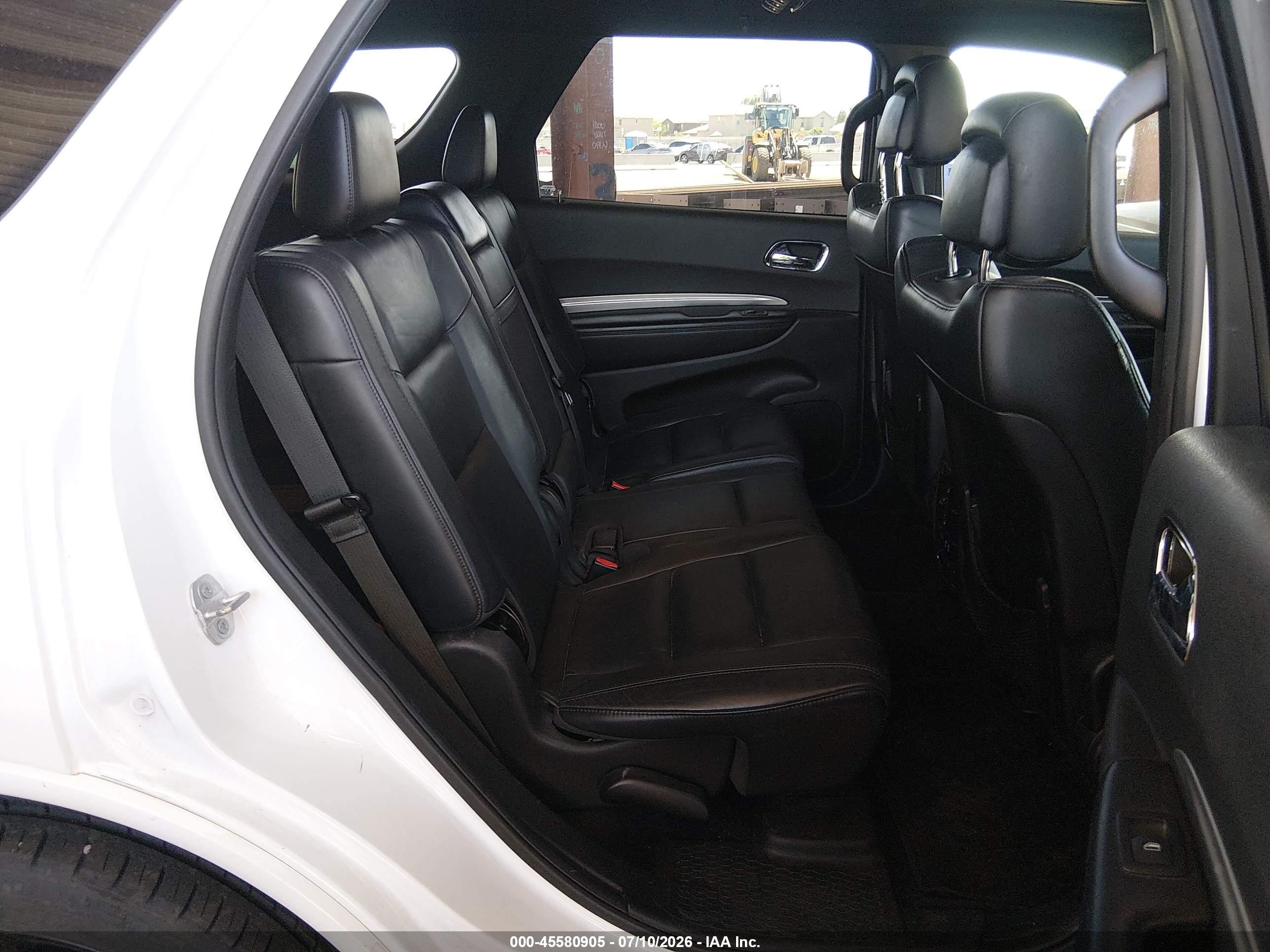 2015 Dodge Durango Limited White vin: 1C4RDHDG6FC709198