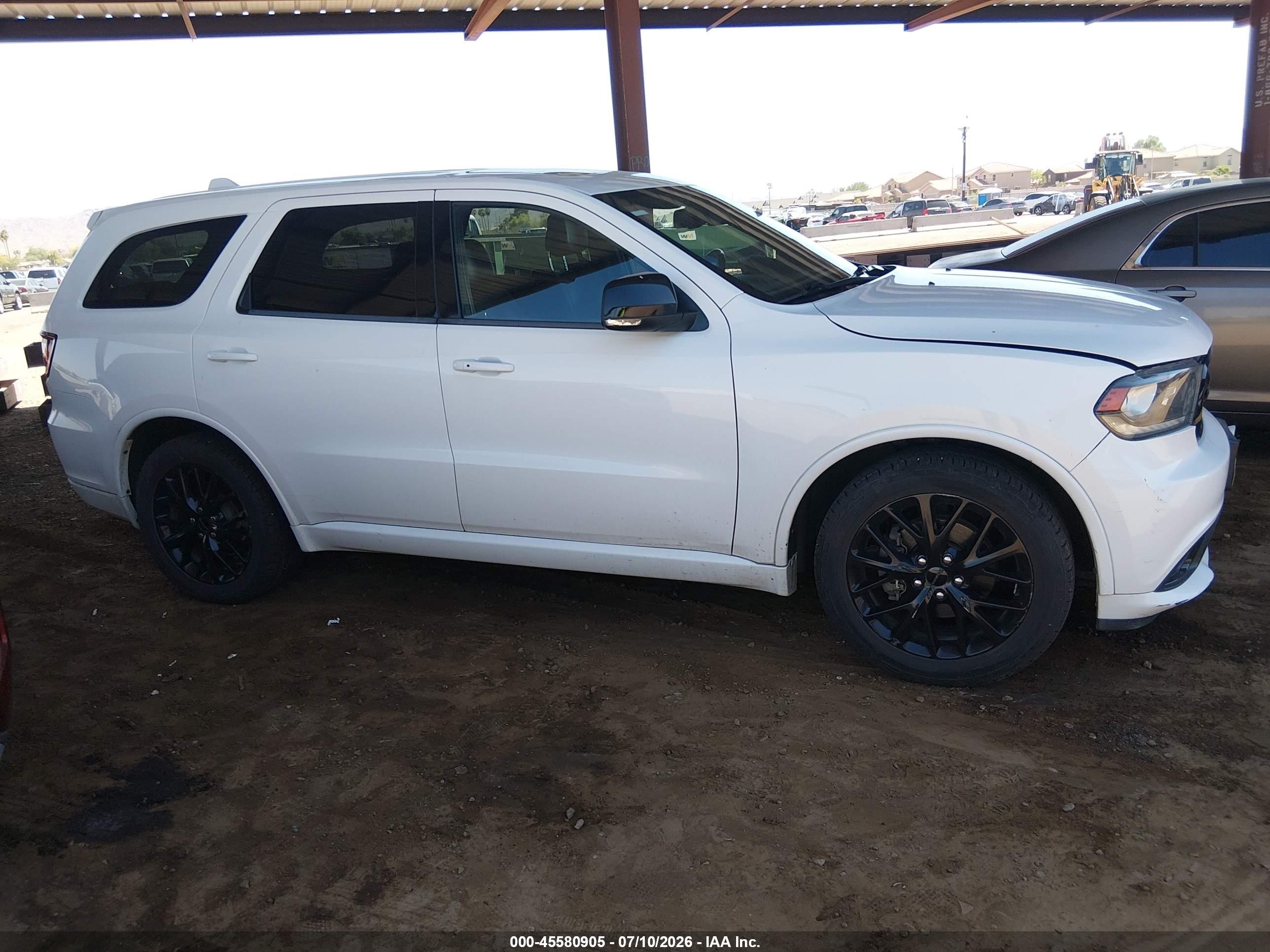 2015 Dodge Durango Limited White vin: 1C4RDHDG6FC709198