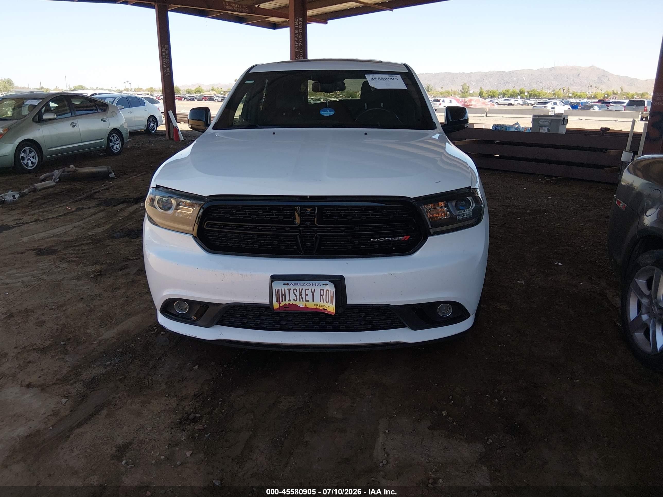 2015 Dodge Durango Limited White vin: 1C4RDHDG6FC709198