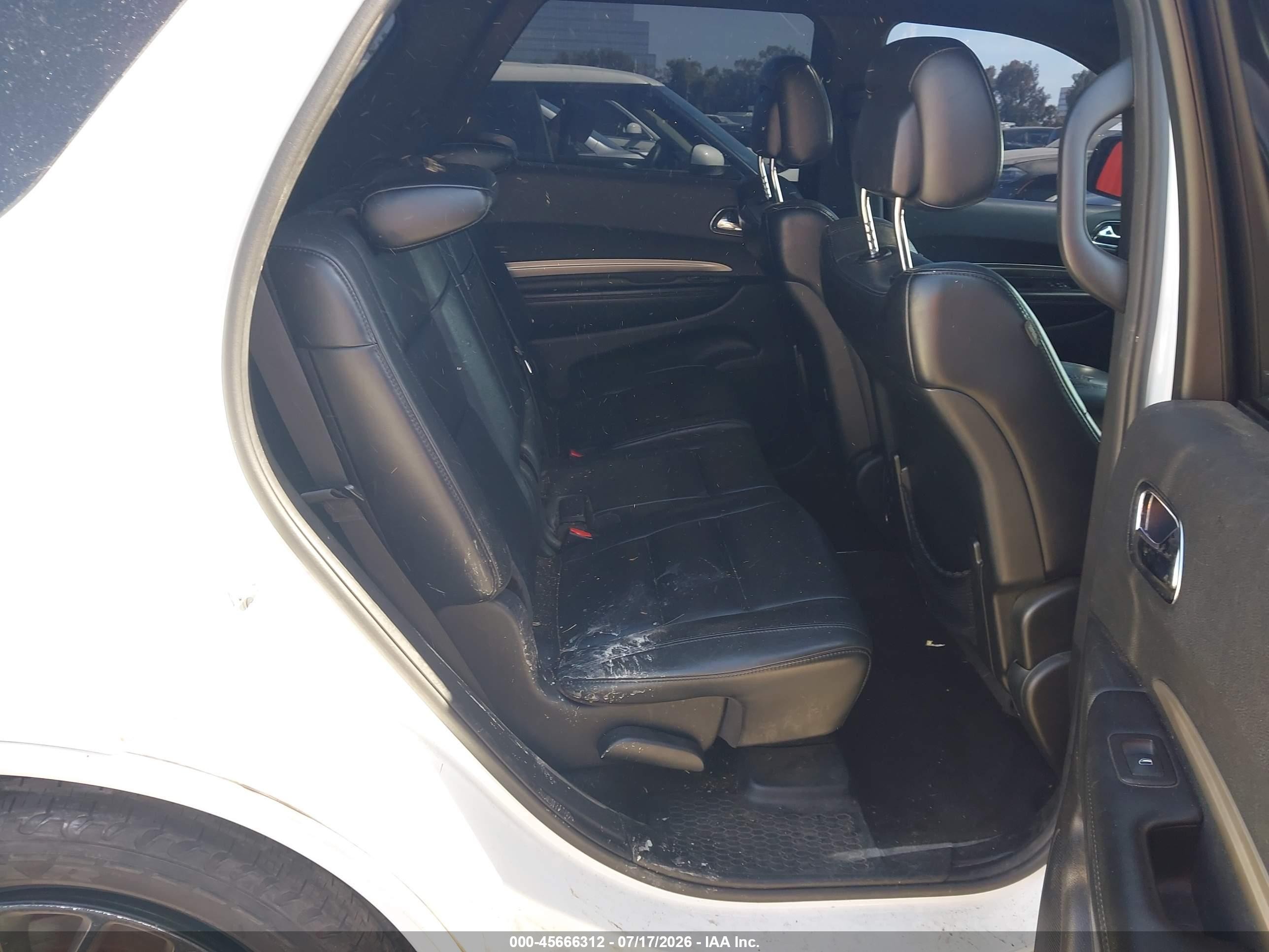 2015 Dodge Durango Limited White vin: 1C4RDHDG6FC729189