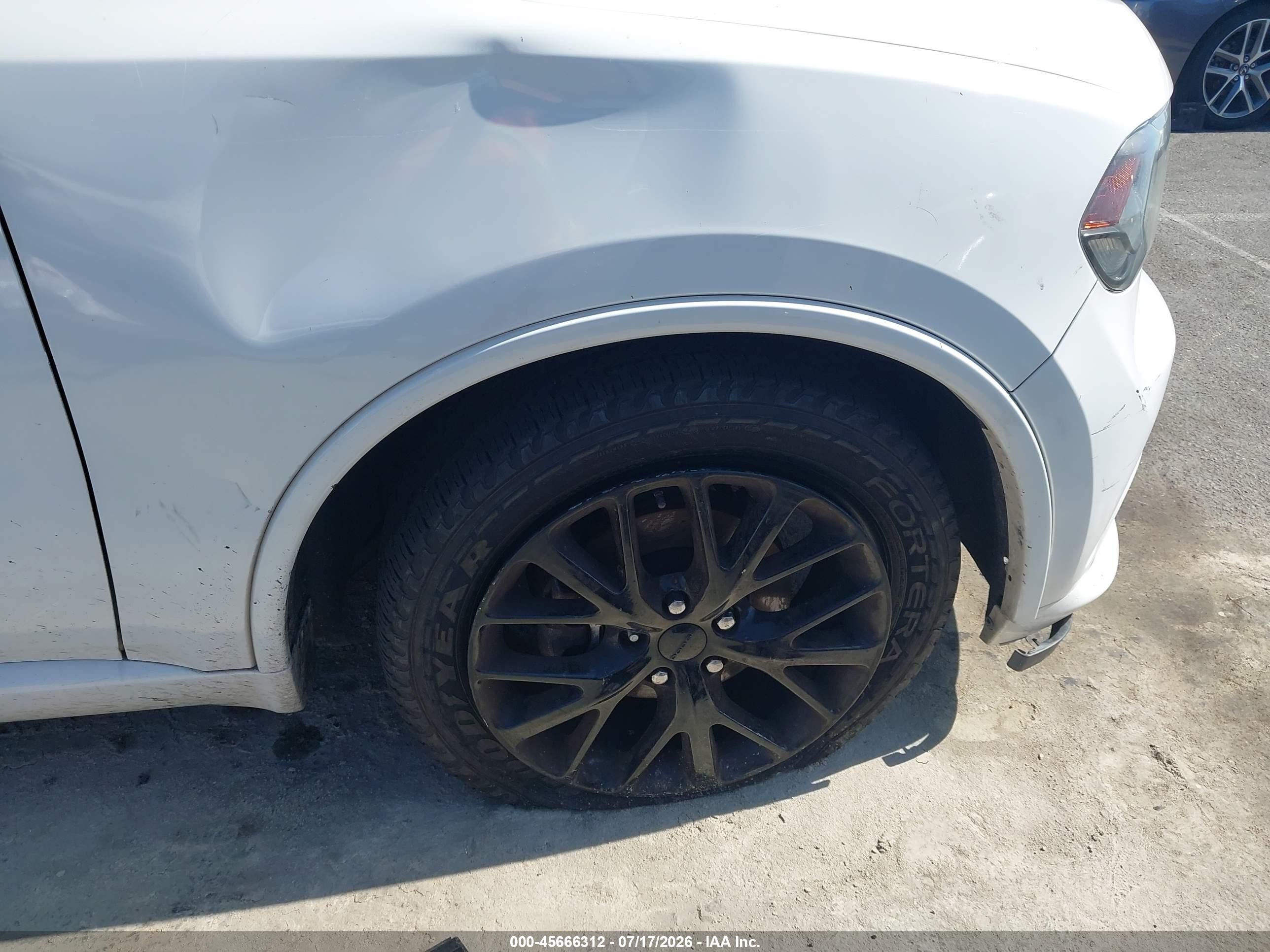 2015 Dodge Durango Limited White vin: 1C4RDHDG6FC729189