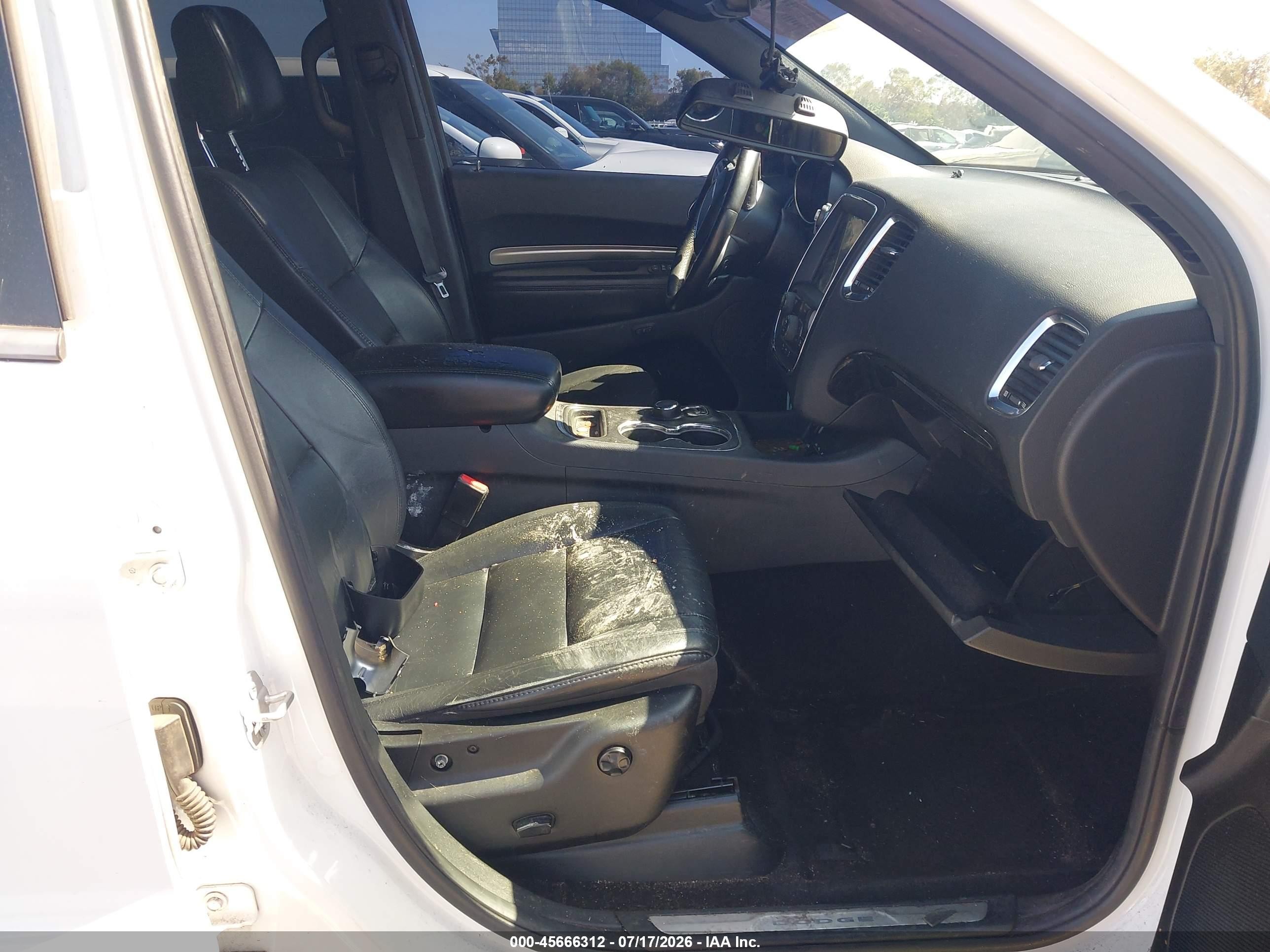 2015 Dodge Durango Limited White vin: 1C4RDHDG6FC729189