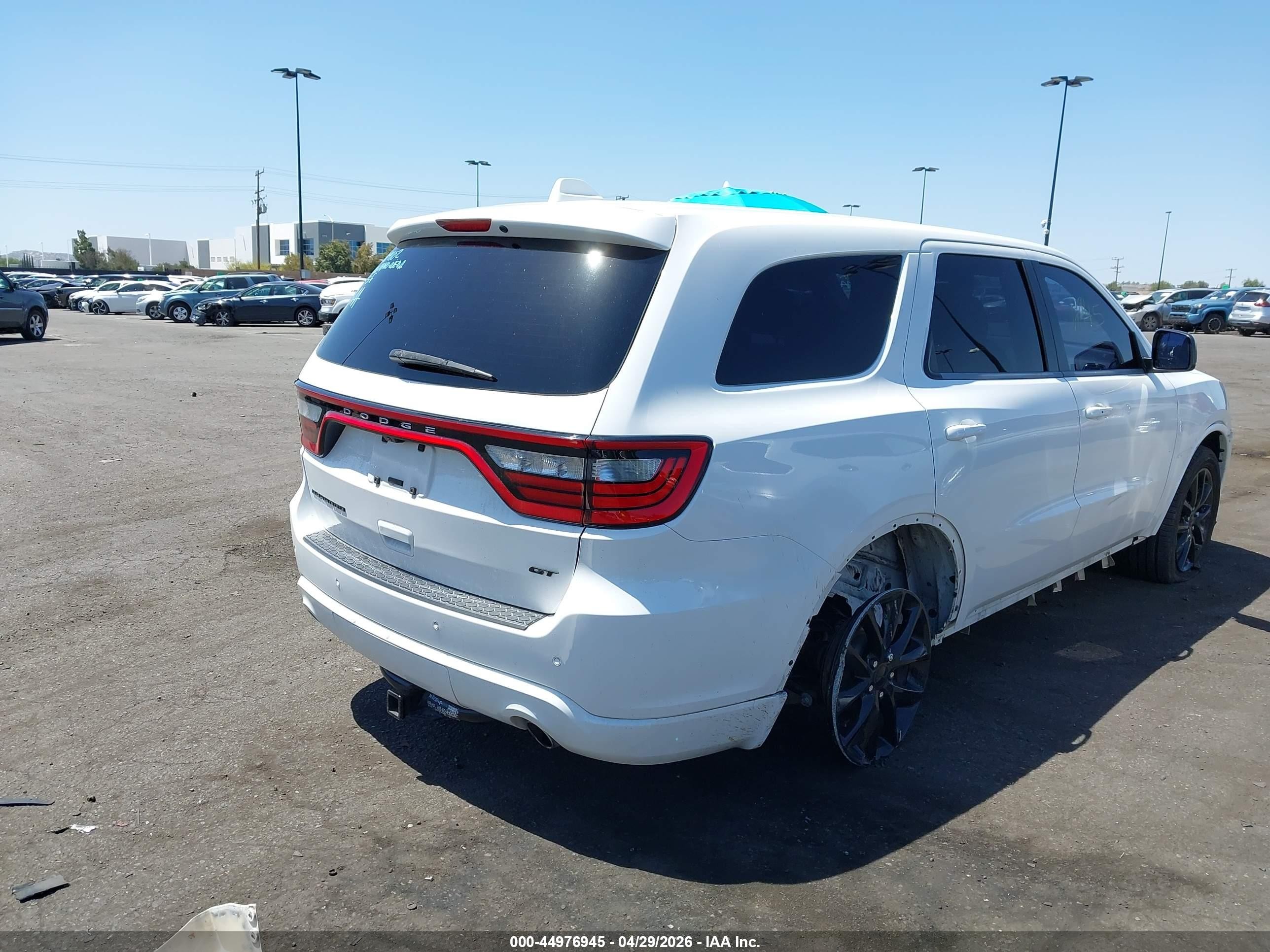 2018 Dodge Durango Gt Rwd White vin: 1C4RDHDG6JC213181