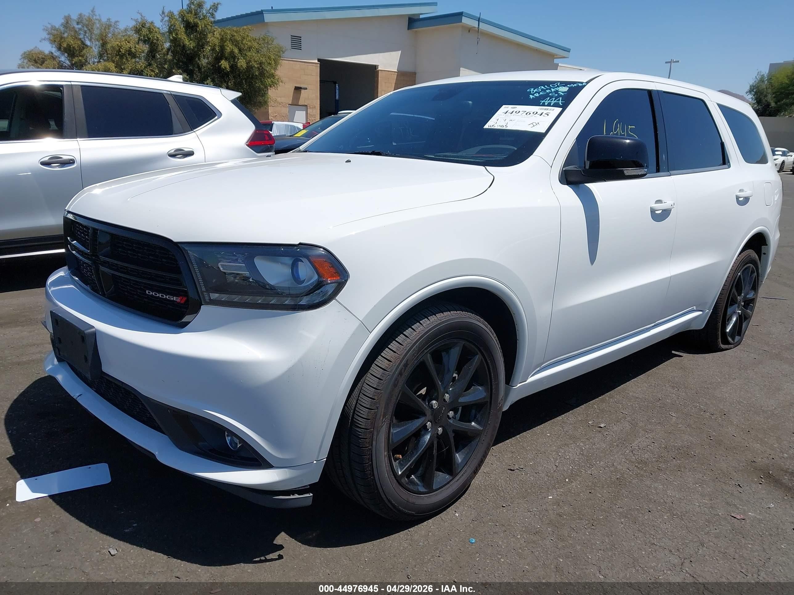 2018 Dodge Durango Gt Rwd White vin: 1C4RDHDG6JC213181
