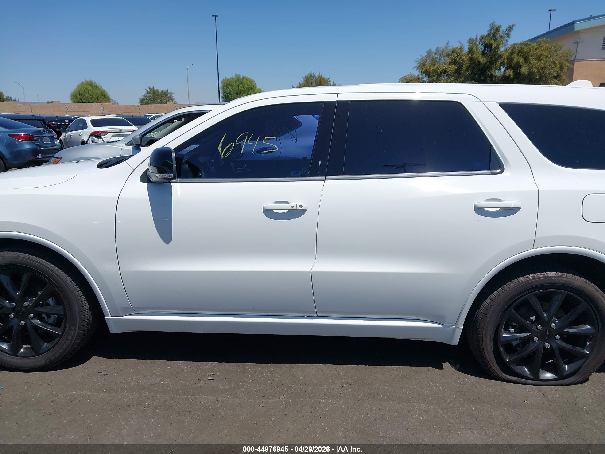 2018 Dodge Durango Gt Rwd White vin: 1C4RDHDG6JC213181