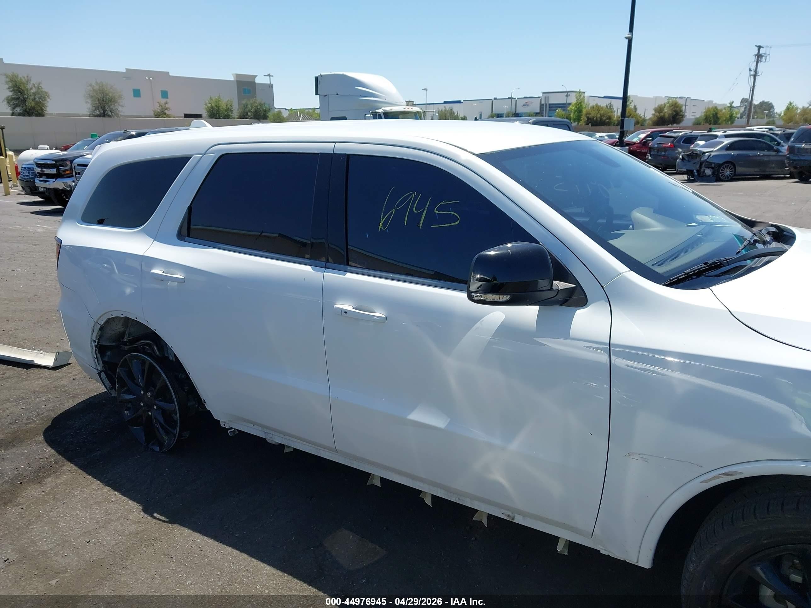 2018 Dodge Durango Gt Rwd White vin: 1C4RDHDG6JC213181
