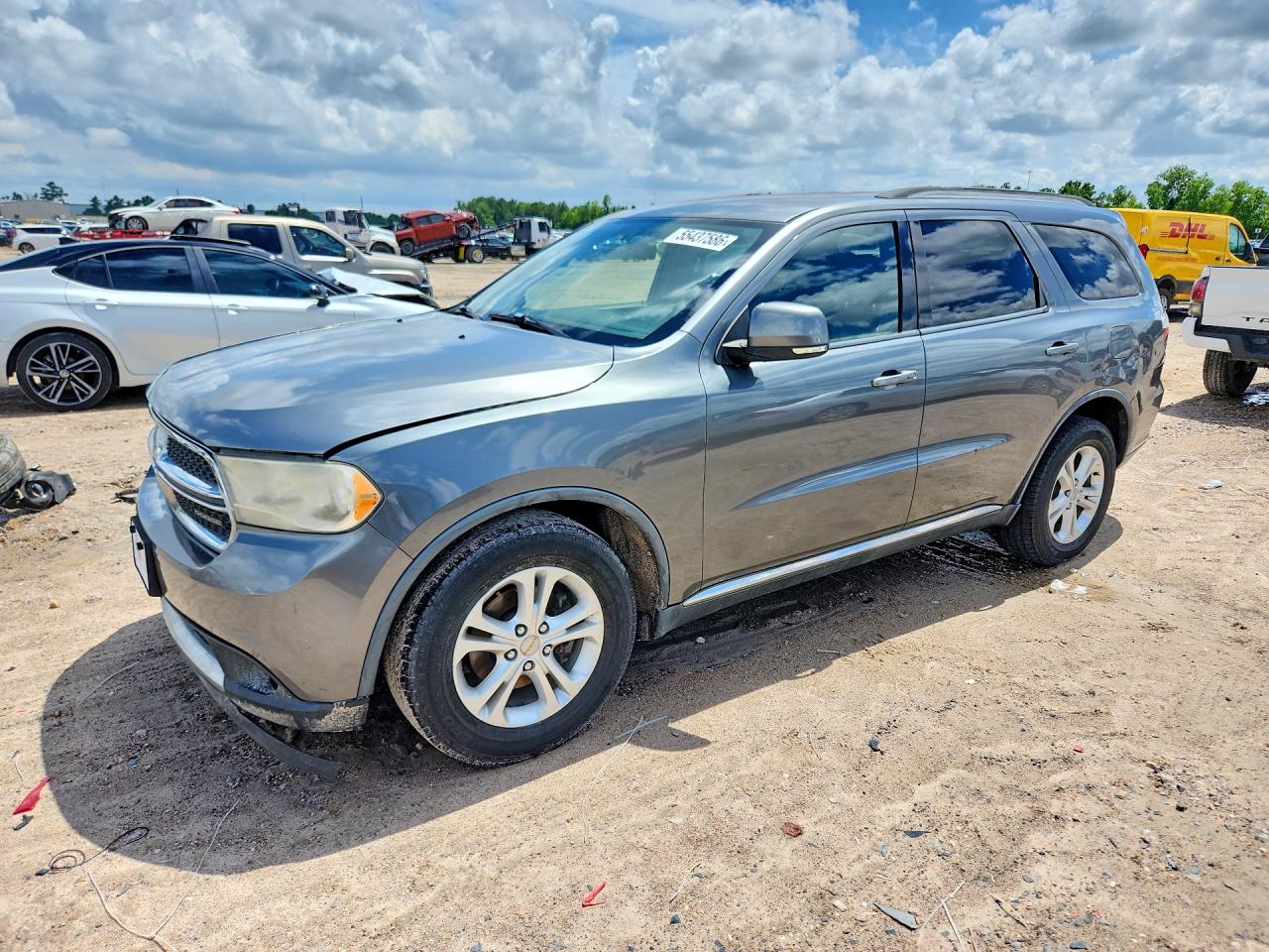 2012 Dodge Durango Crew Gray vin: 1C4RDHDG7CC113724