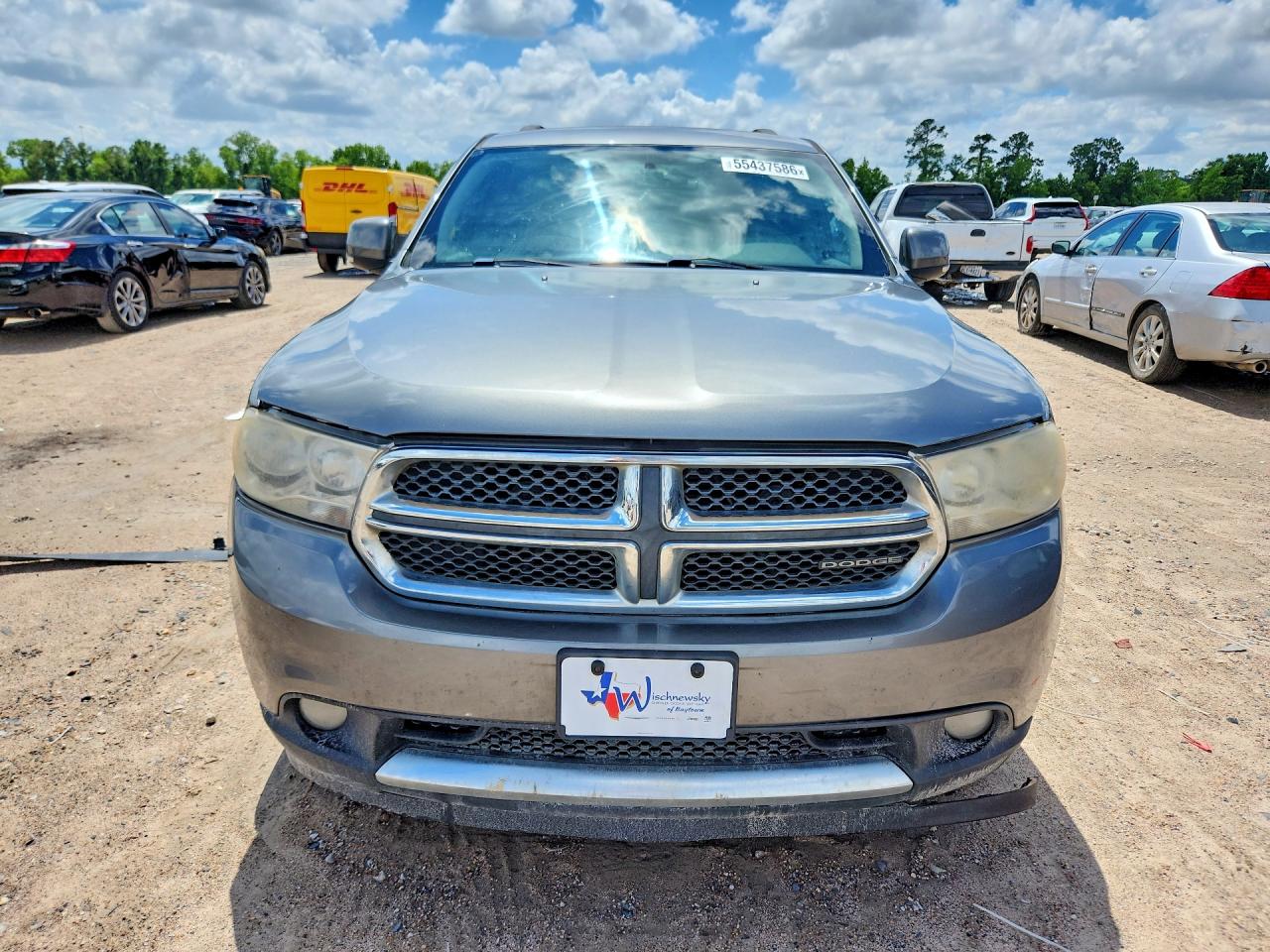 2012 Dodge Durango Crew Серый vin: 1C4RDHDG7CC113724