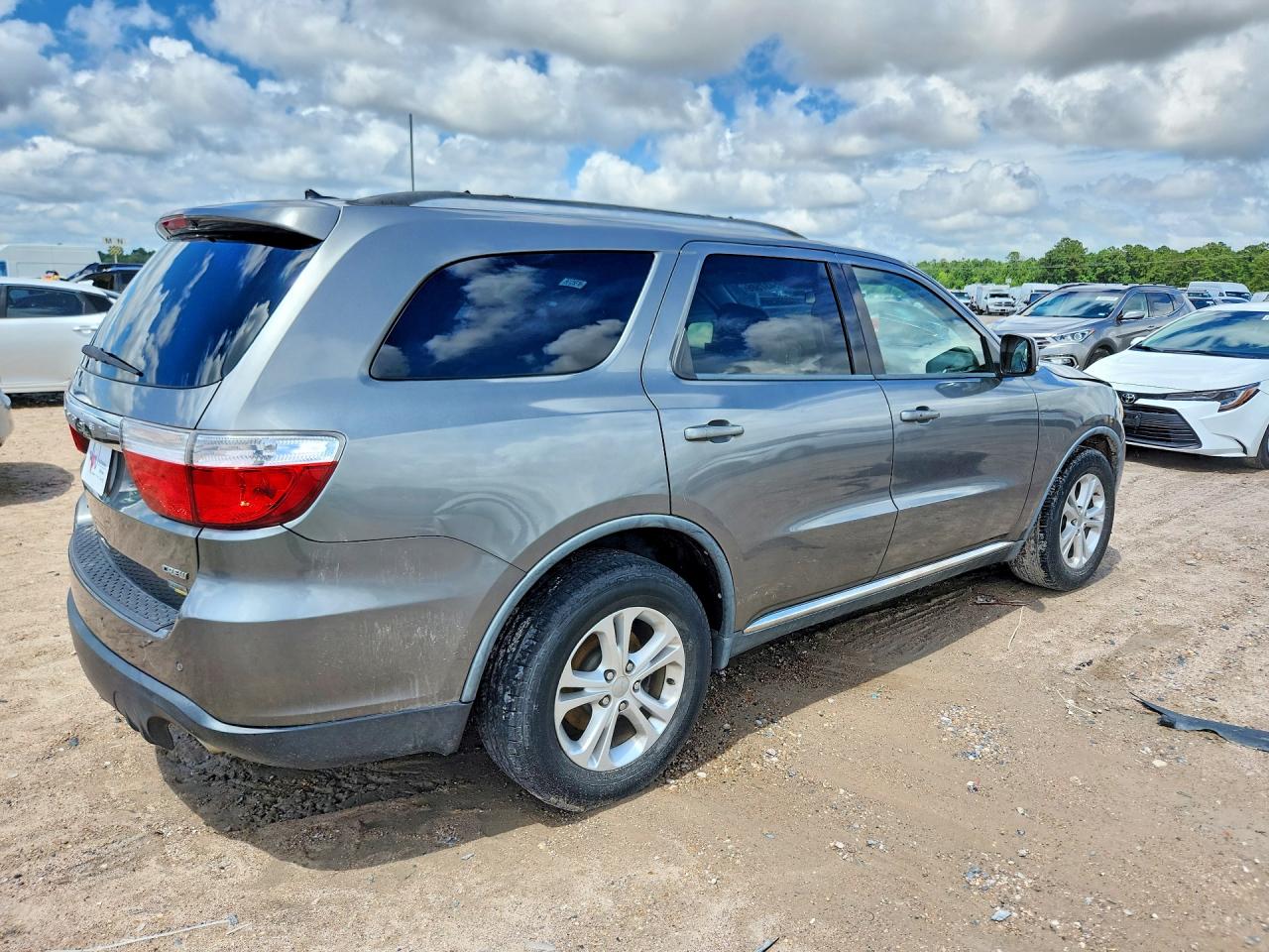 2012 Dodge Durango Crew Серый vin: 1C4RDHDG7CC113724