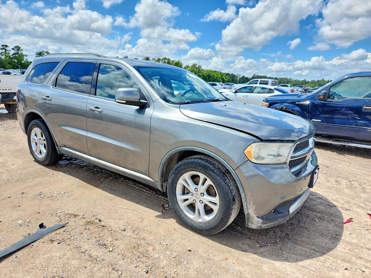 2012 Dodge Durango Crew Серый vin: 1C4RDHDG7CC113724