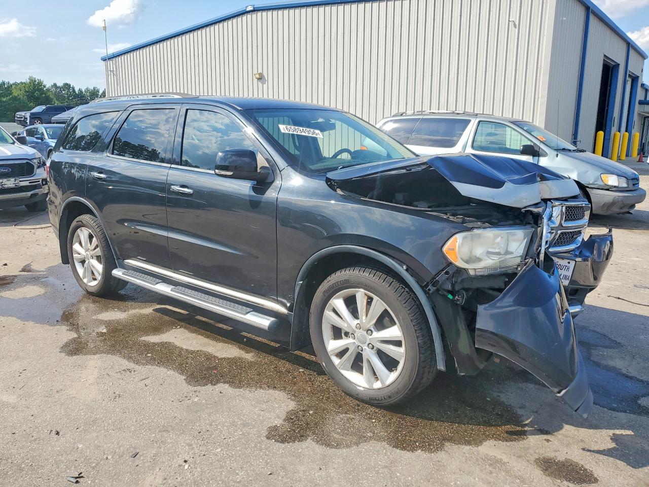 2013 Dodge Durango Crew Black vin: 1C4RDHDG7DC647422