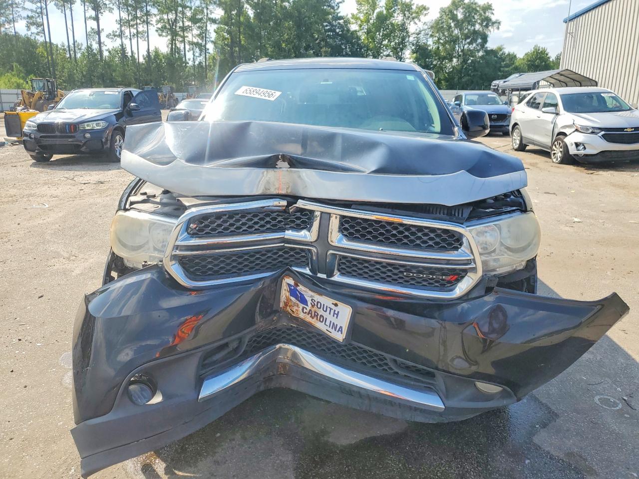 2013 Dodge Durango Crew Black vin: 1C4RDHDG7DC647422