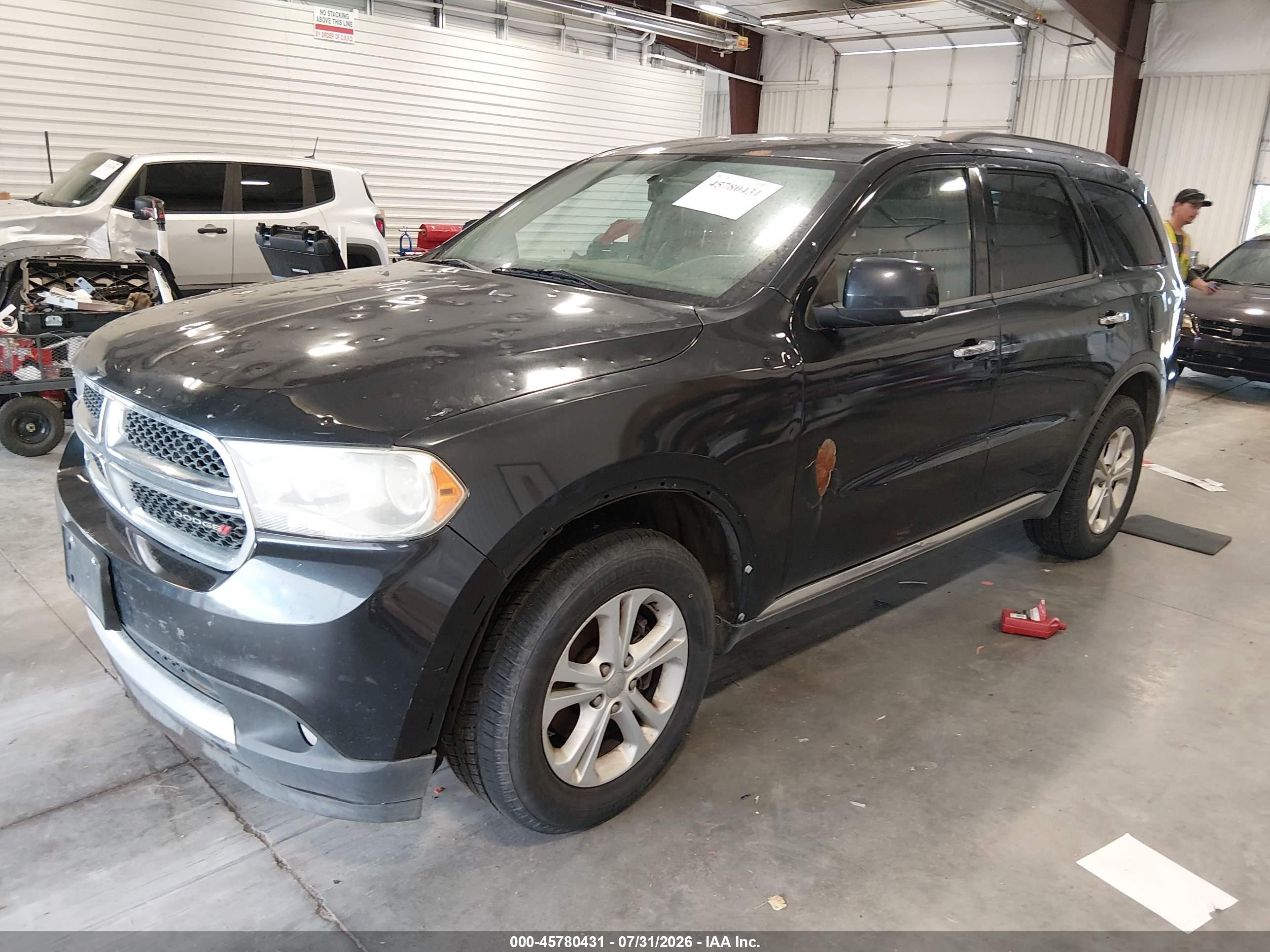 2013 Dodge Durango Crew Черный vin: 1C4RDHDG7DC664298