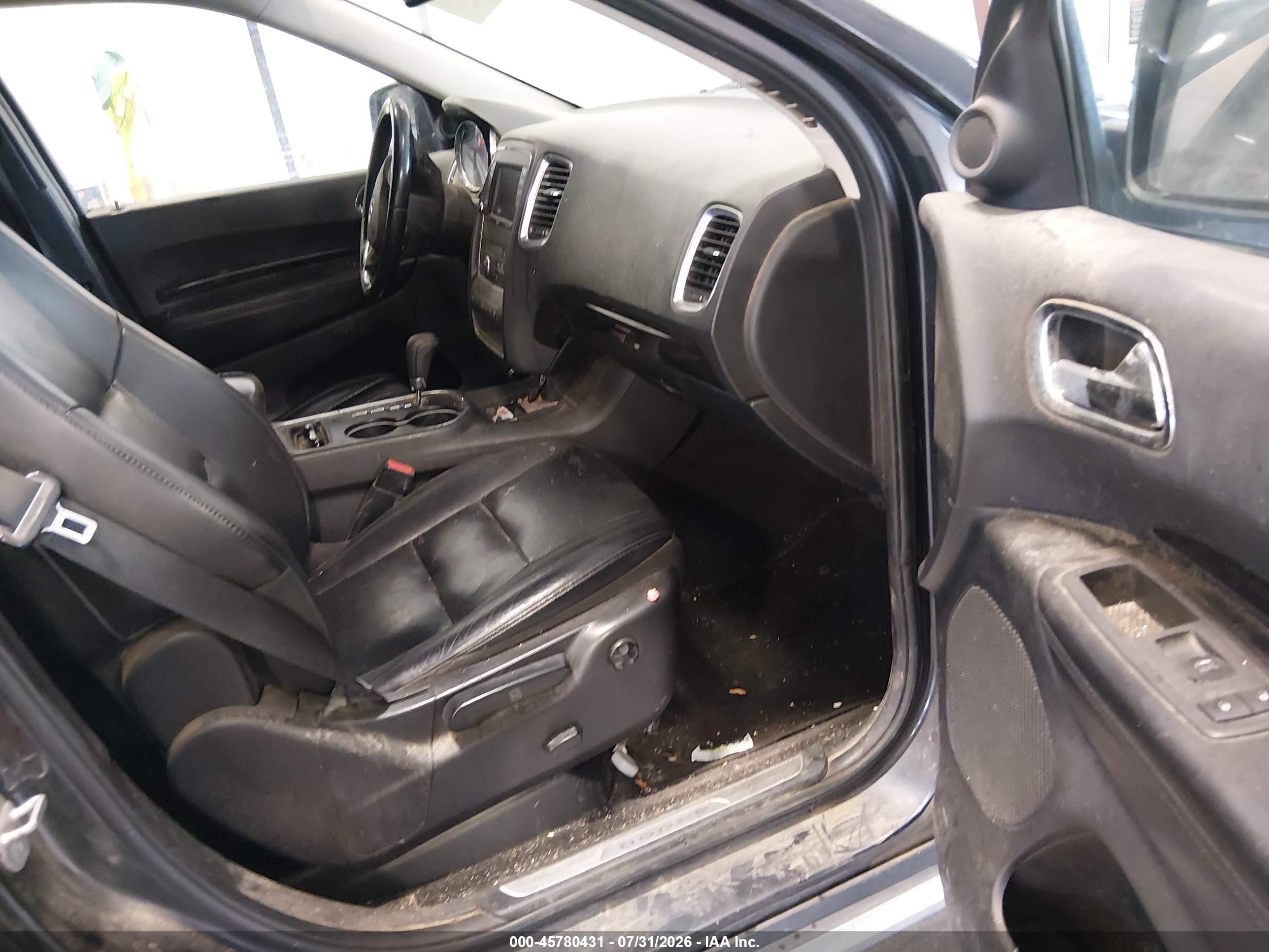 2013 Dodge Durango Crew Черный vin: 1C4RDHDG7DC664298