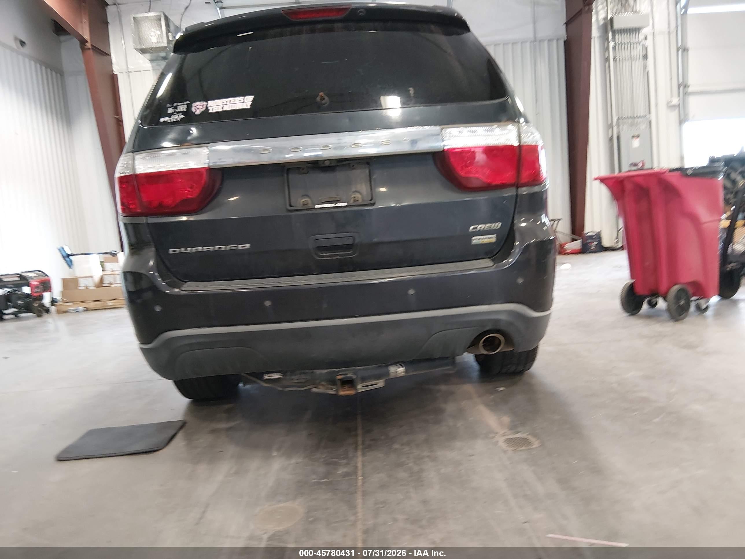 2013 Dodge Durango Crew Черный vin: 1C4RDHDG7DC664298
