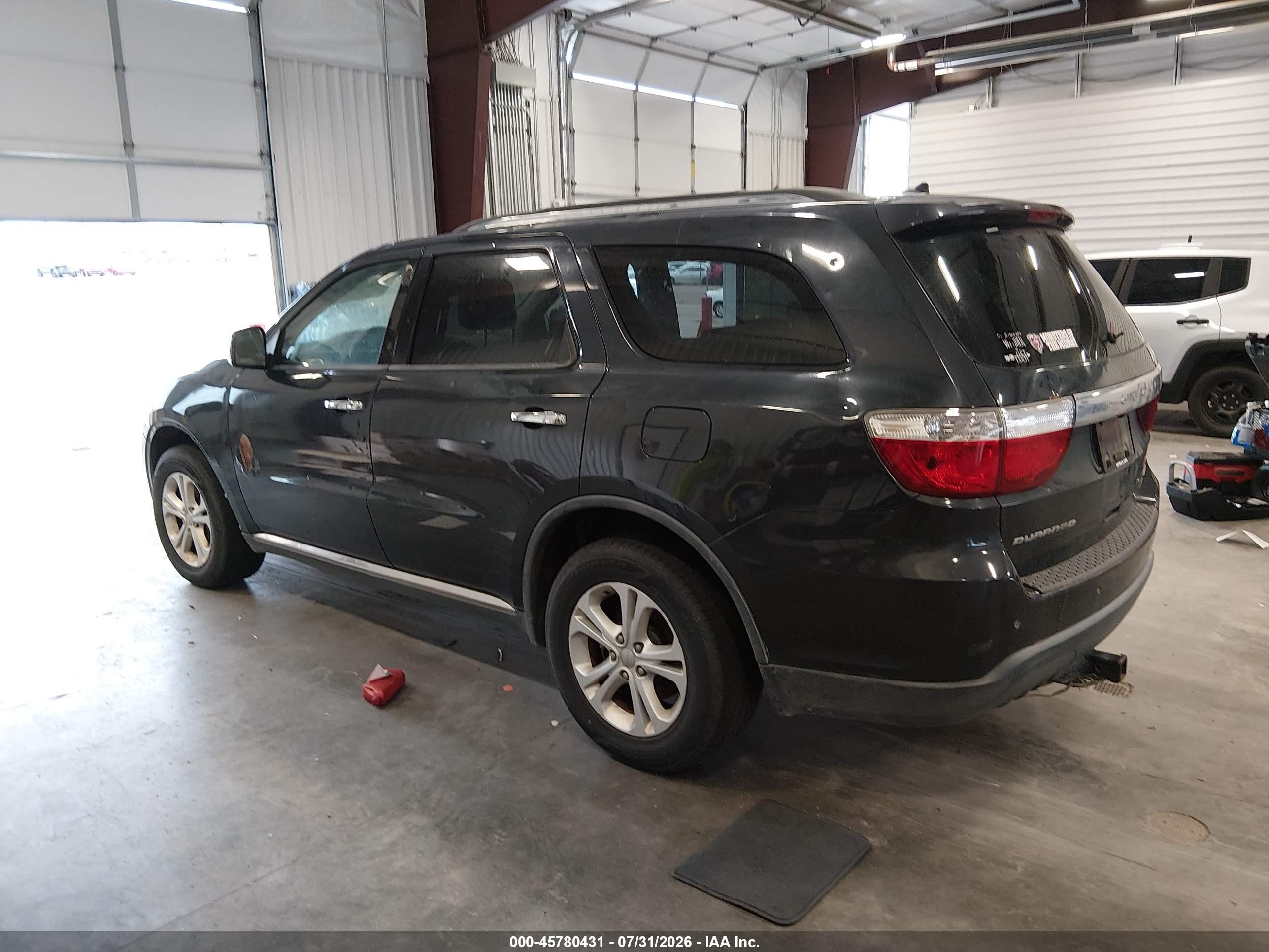 2013 Dodge Durango Crew Черный vin: 1C4RDHDG7DC664298