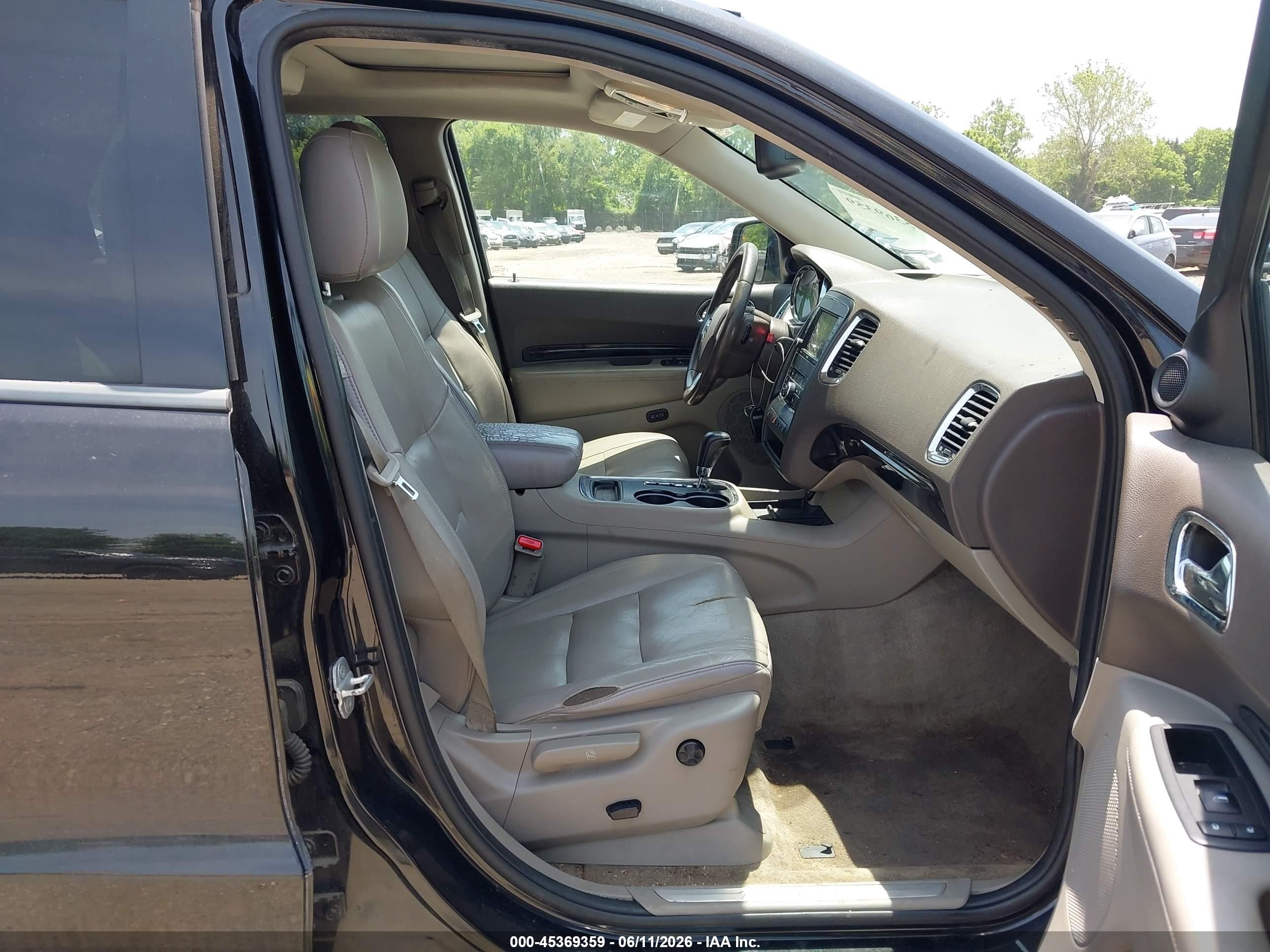 2013 Dodge Durango Crew Черный vin: 1C4RDHDG7DC684650