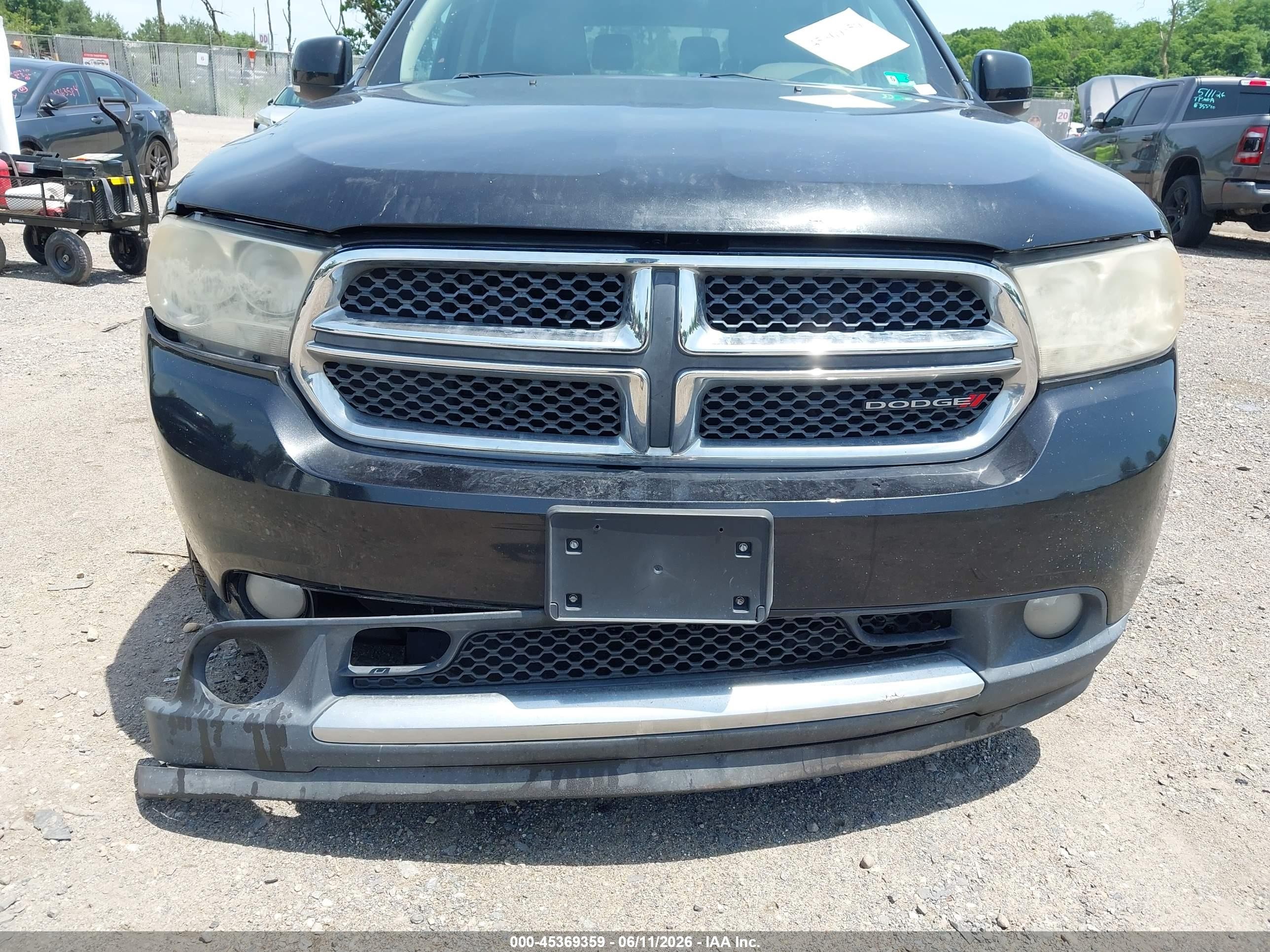 2013 Dodge Durango Crew Черный vin: 1C4RDHDG7DC684650