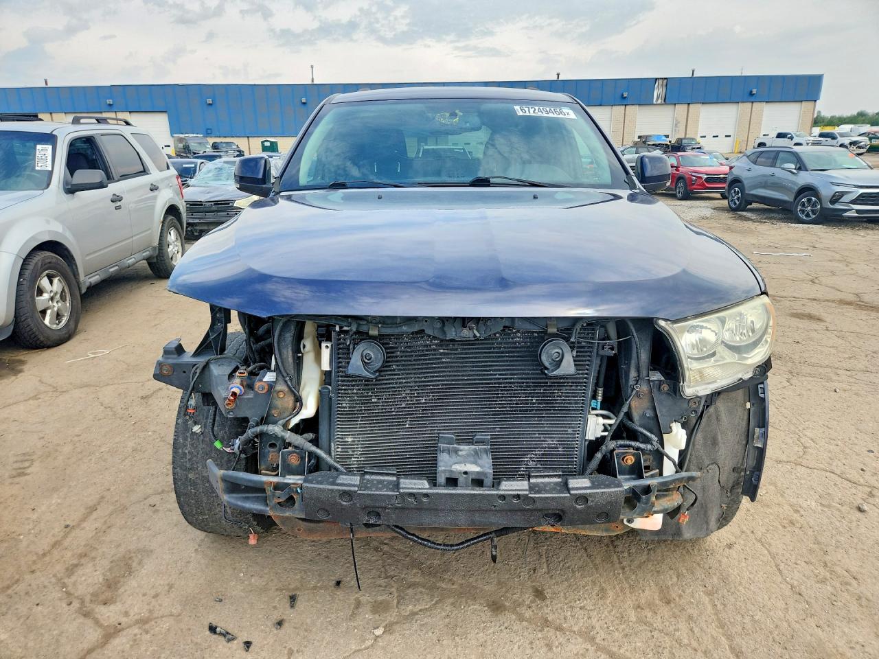 2013 Dodge Durango Crew Синий vin: 1C4RDHDG7DC697978