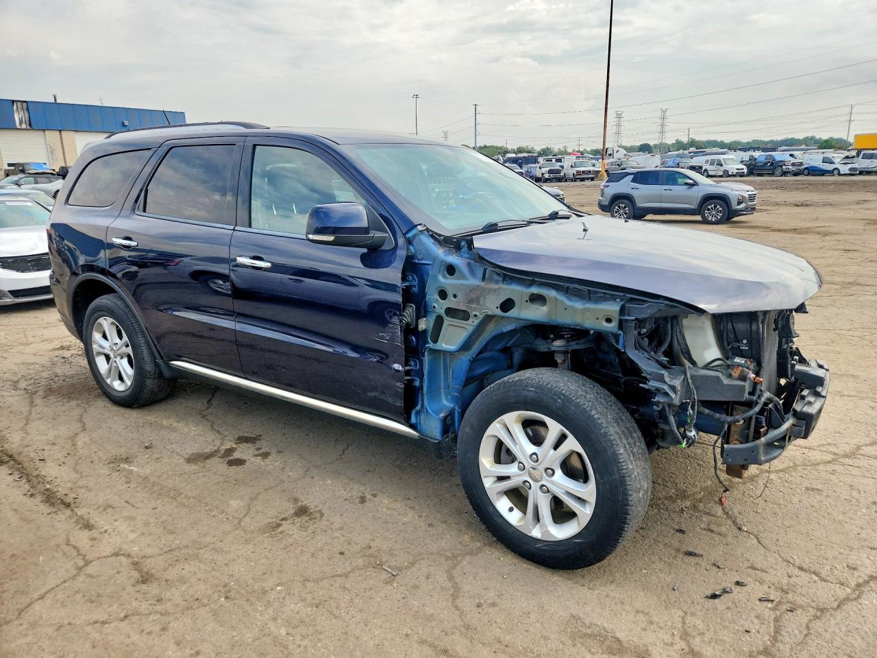 2013 Dodge Durango Crew Синий vin: 1C4RDHDG7DC697978