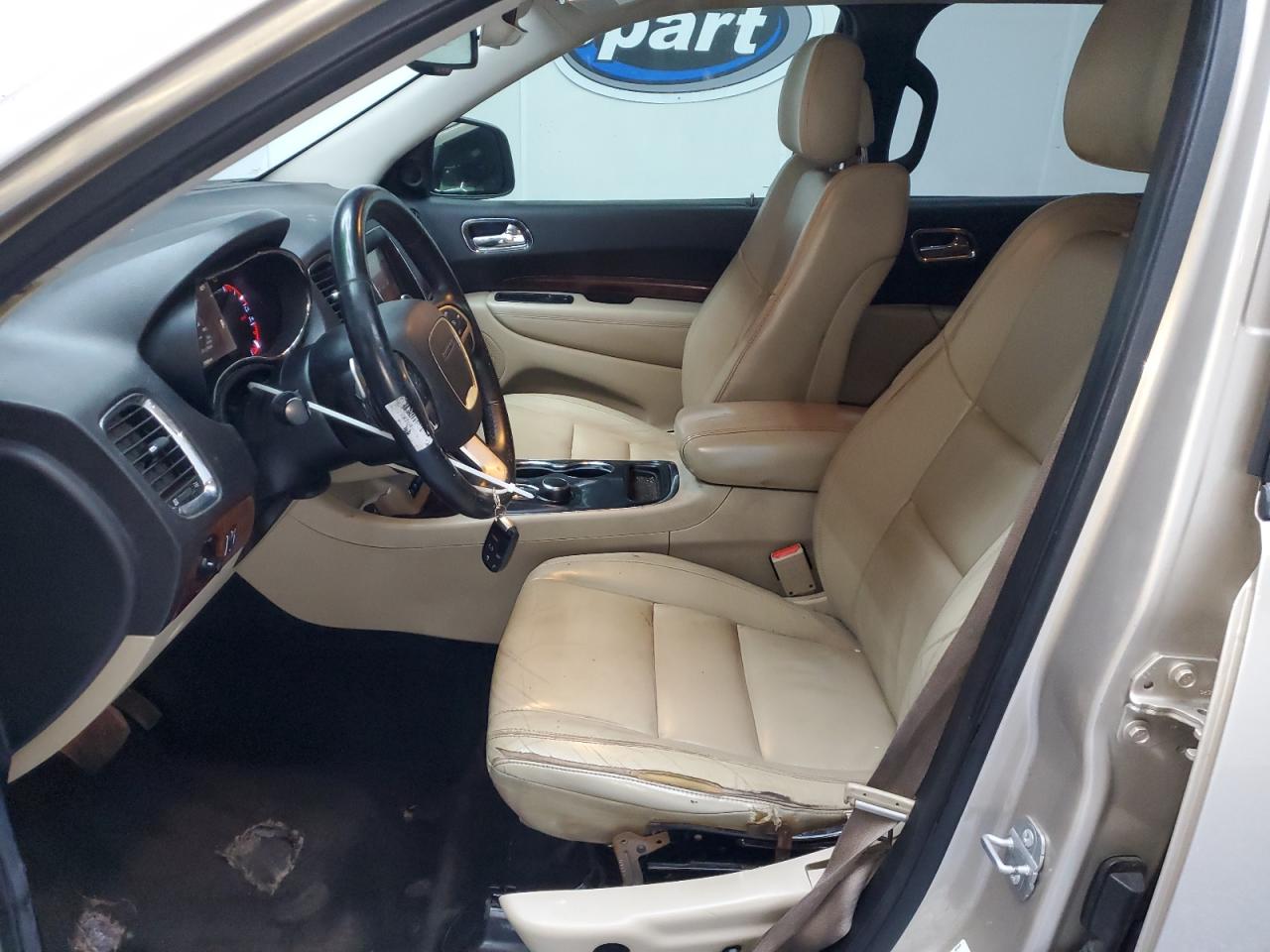 2014 Dodge Durango Limited Gold vin: 1C4RDHDG7EC520266 Damage: Steering Wheel, Worn, Replacement Required