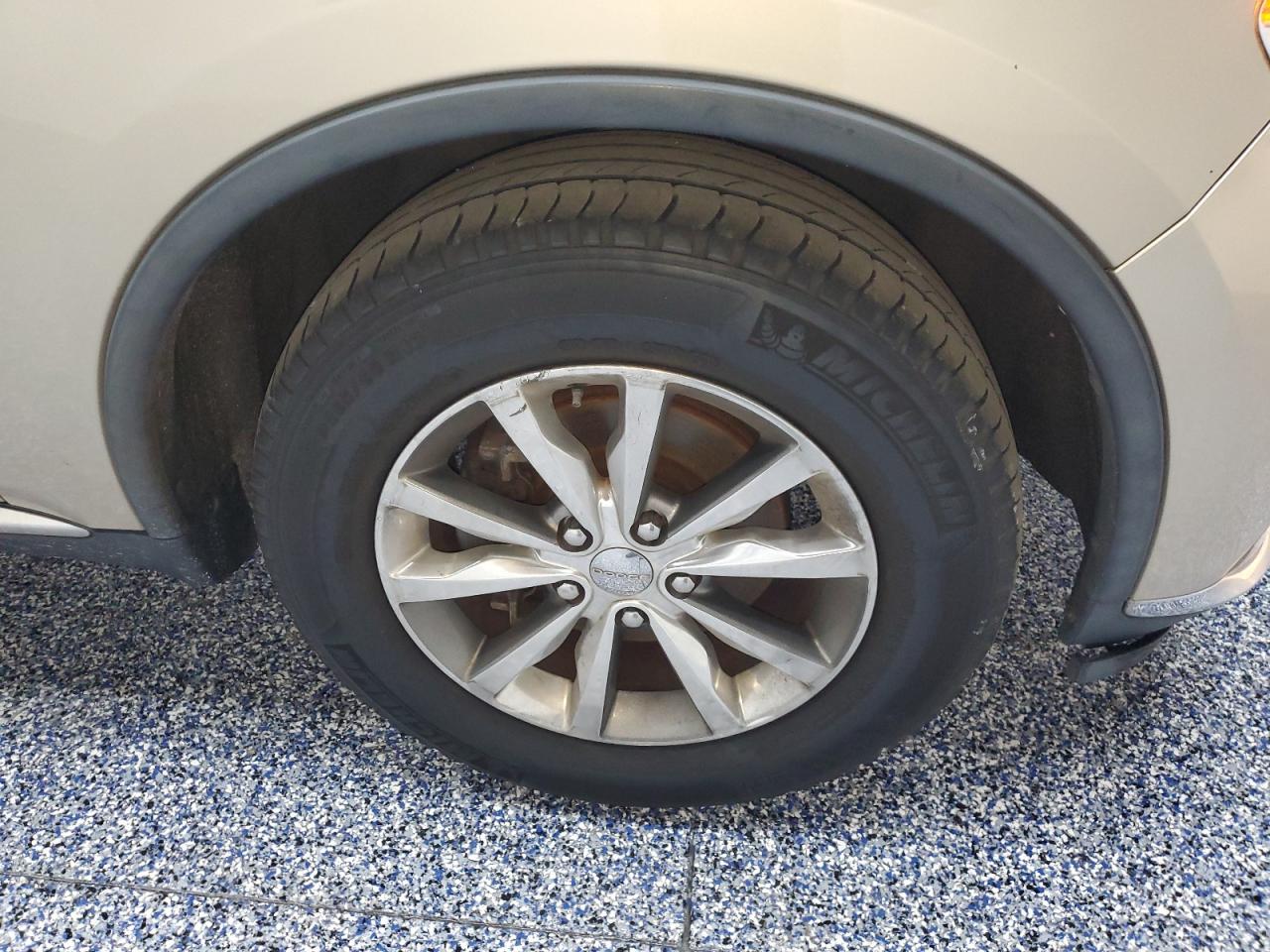 2014 Dodge Durango Limited Gold vin: 1C4RDHDG7EC520266 Damage: Right Front Wheel, Curb Rash, 6 To 7 Inches