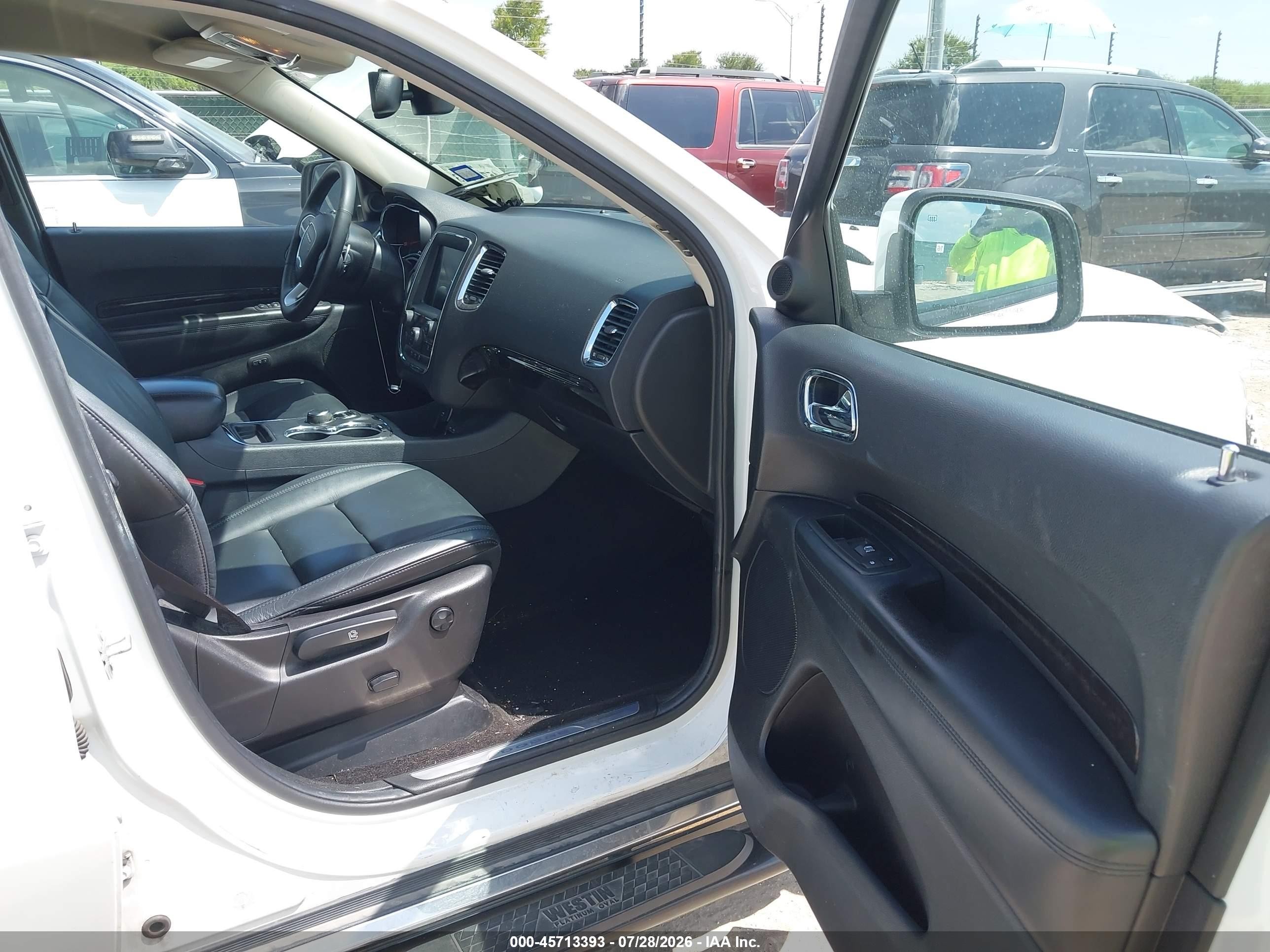 2014 Dodge Durango Limited Белый vin: 1C4RDHDG7EC598675