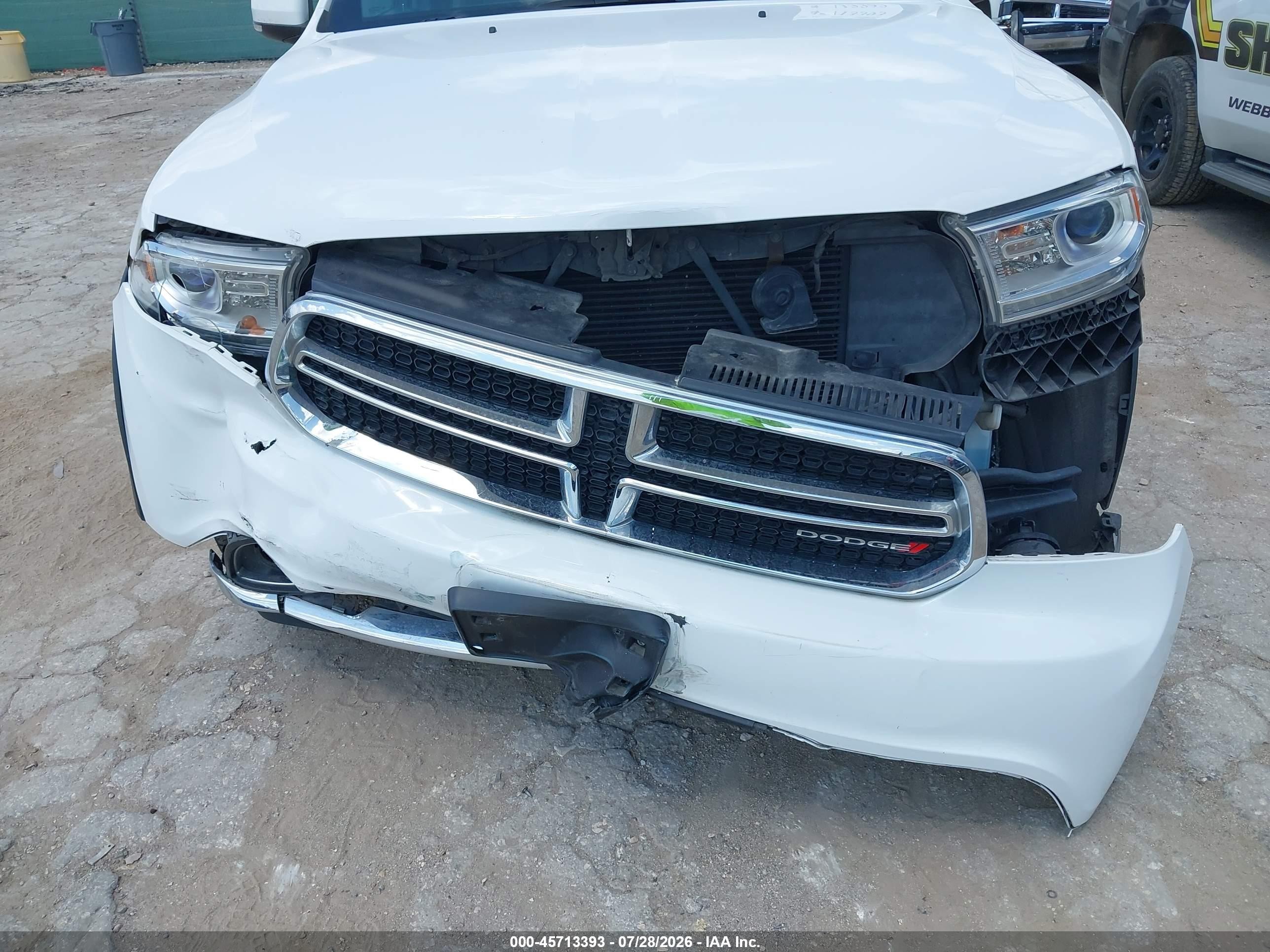 2014 Dodge Durango Limited Белый vin: 1C4RDHDG7EC598675